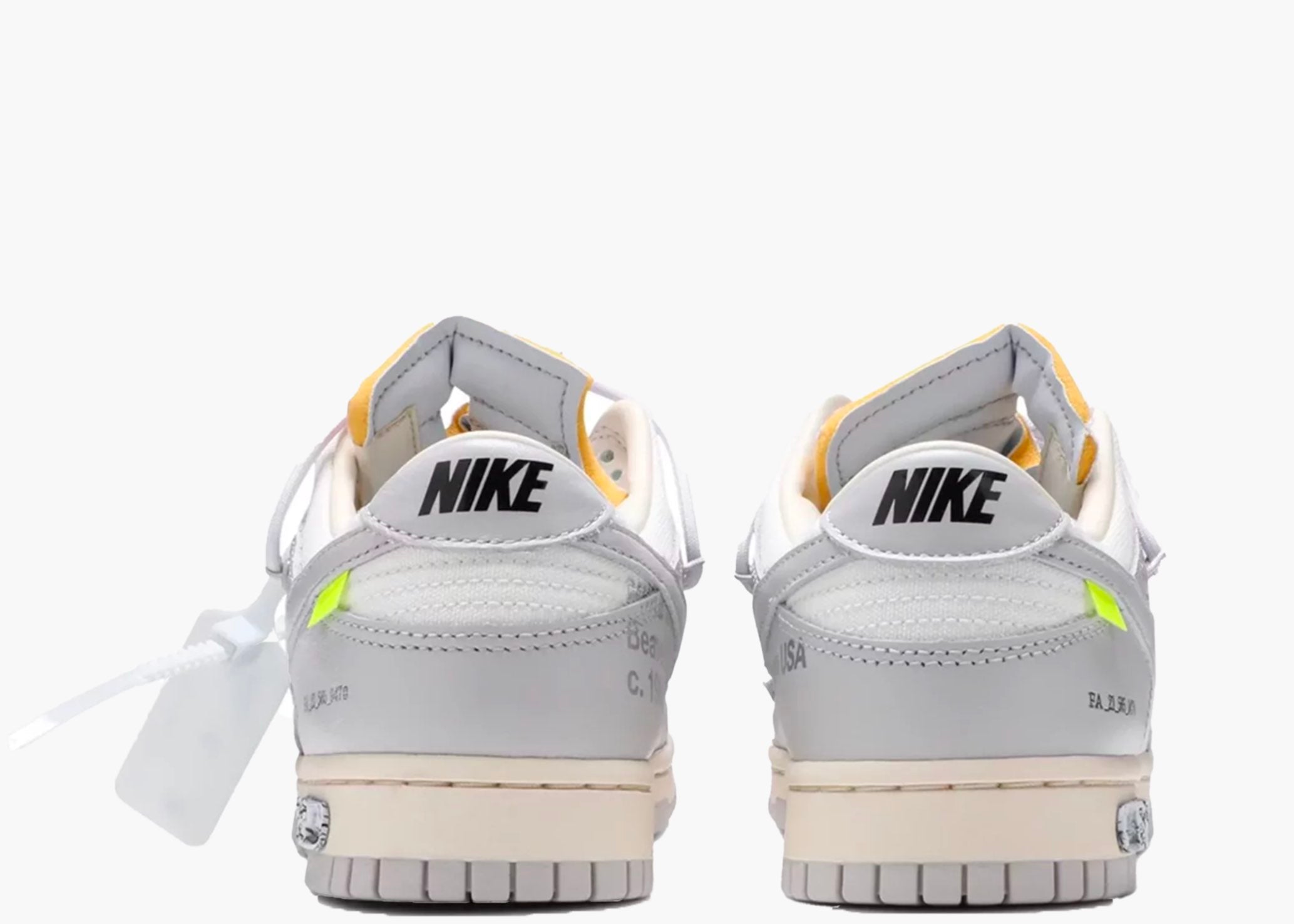 Nike Dunk Low Off-White Lot 49 Hype clothinga Limited Edition