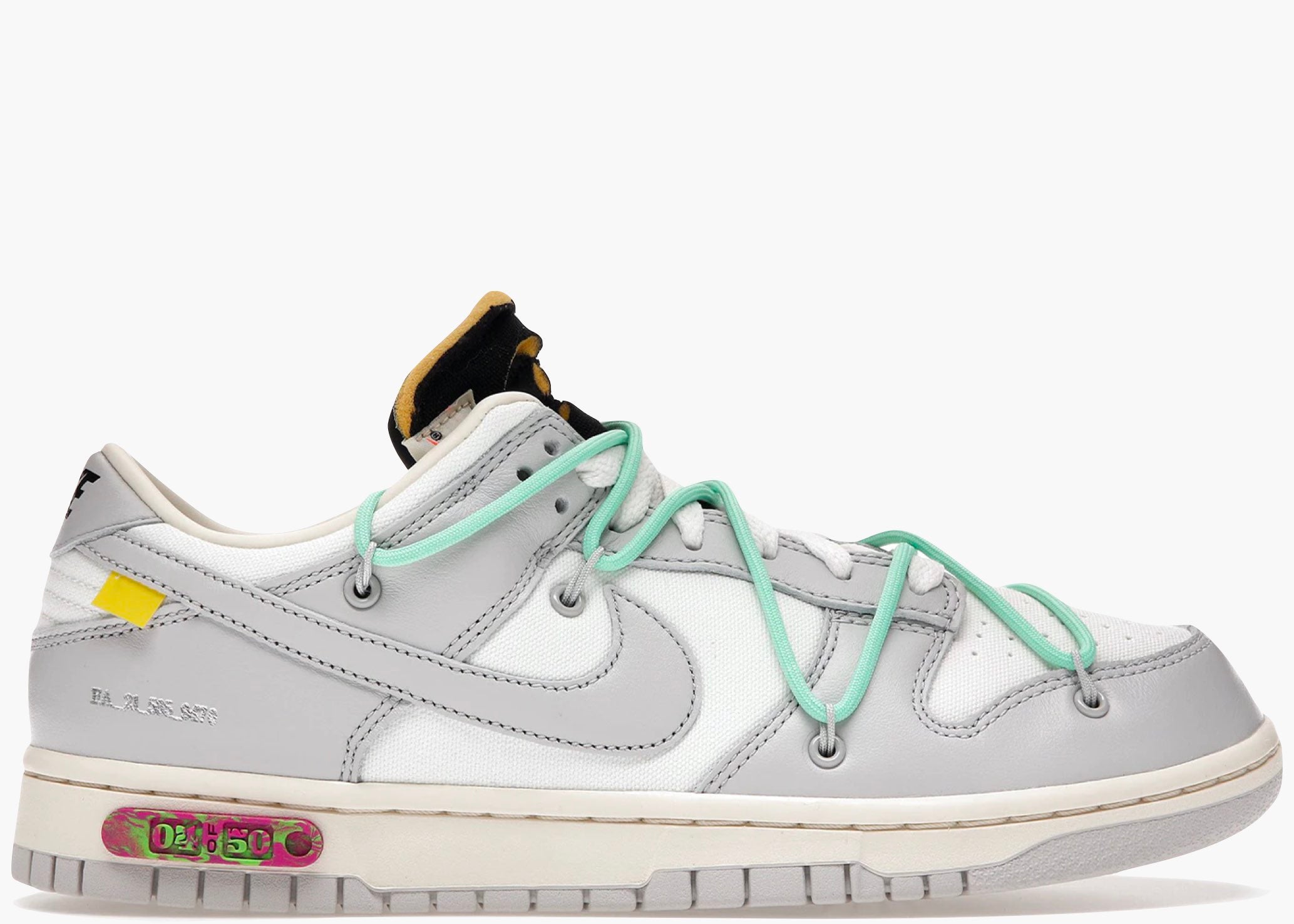 Nike Dunk Low Off-White Lot 4 Hype clothinga Limited Edition