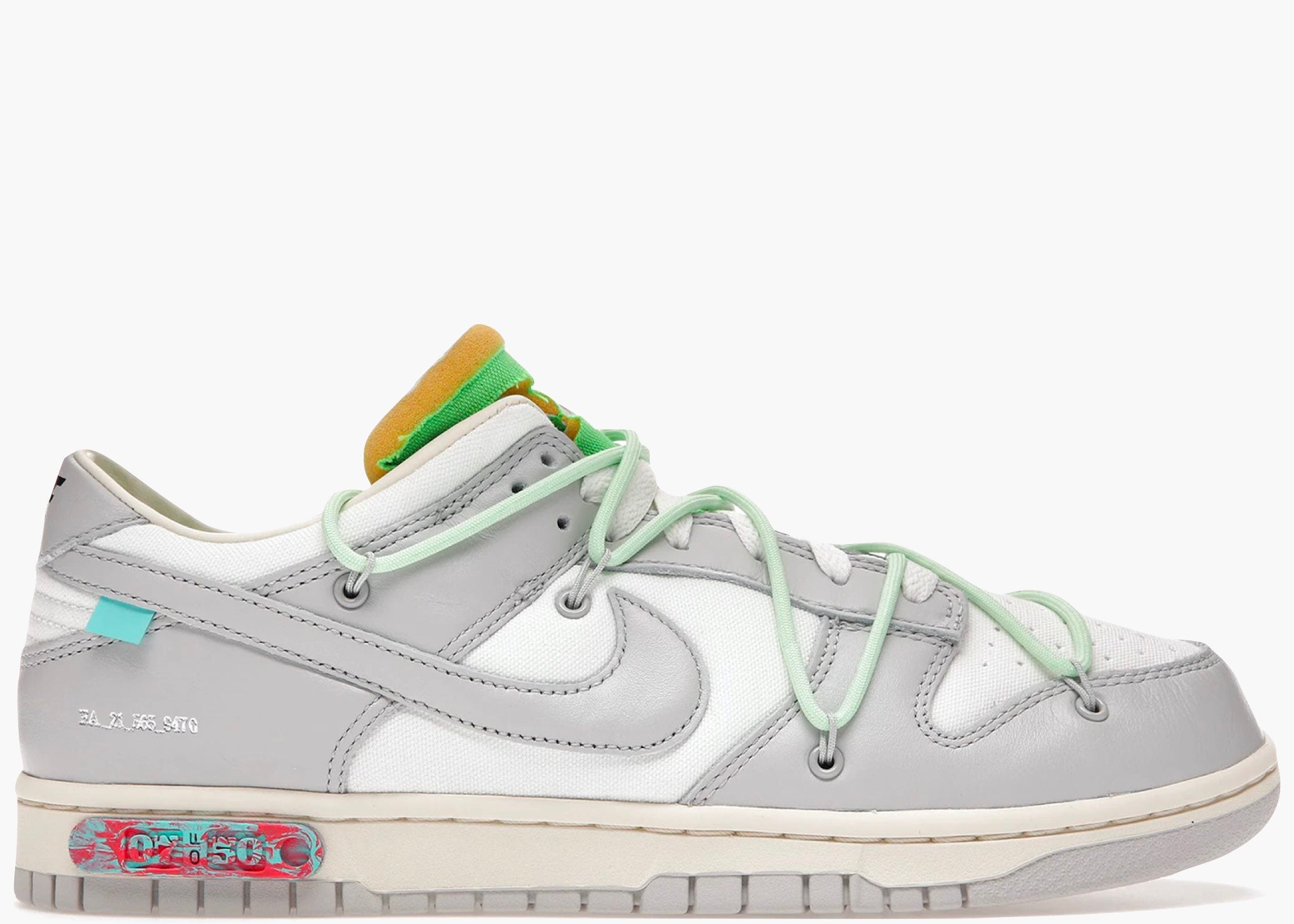 Nike Dunk Low Off-White Lot 7 Hype clothinga Limited Edition