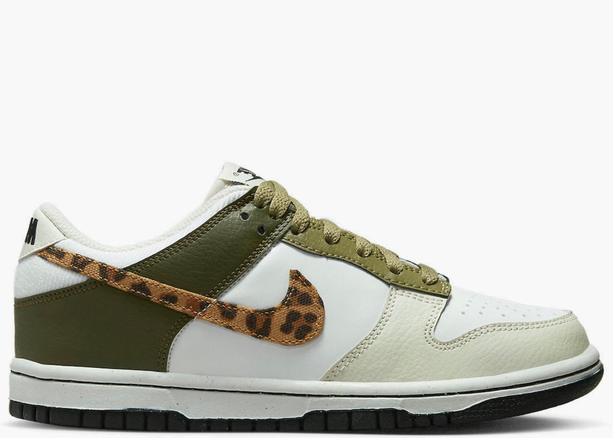 Nike Dunk Low Olive Leopard (GS) DX9282-100 Hype Clothinga Limited Edition