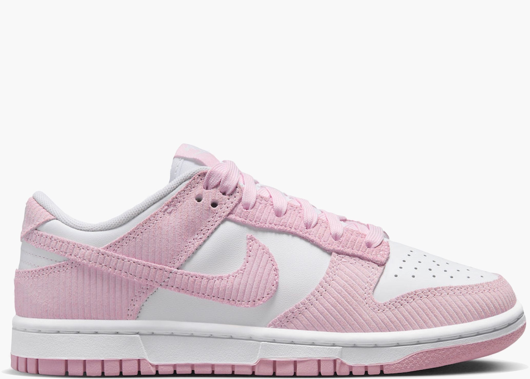 Nike Dunk Low Pink Corduroy (Women's)  FN7167-100 Hype Clothinga Limited Edition