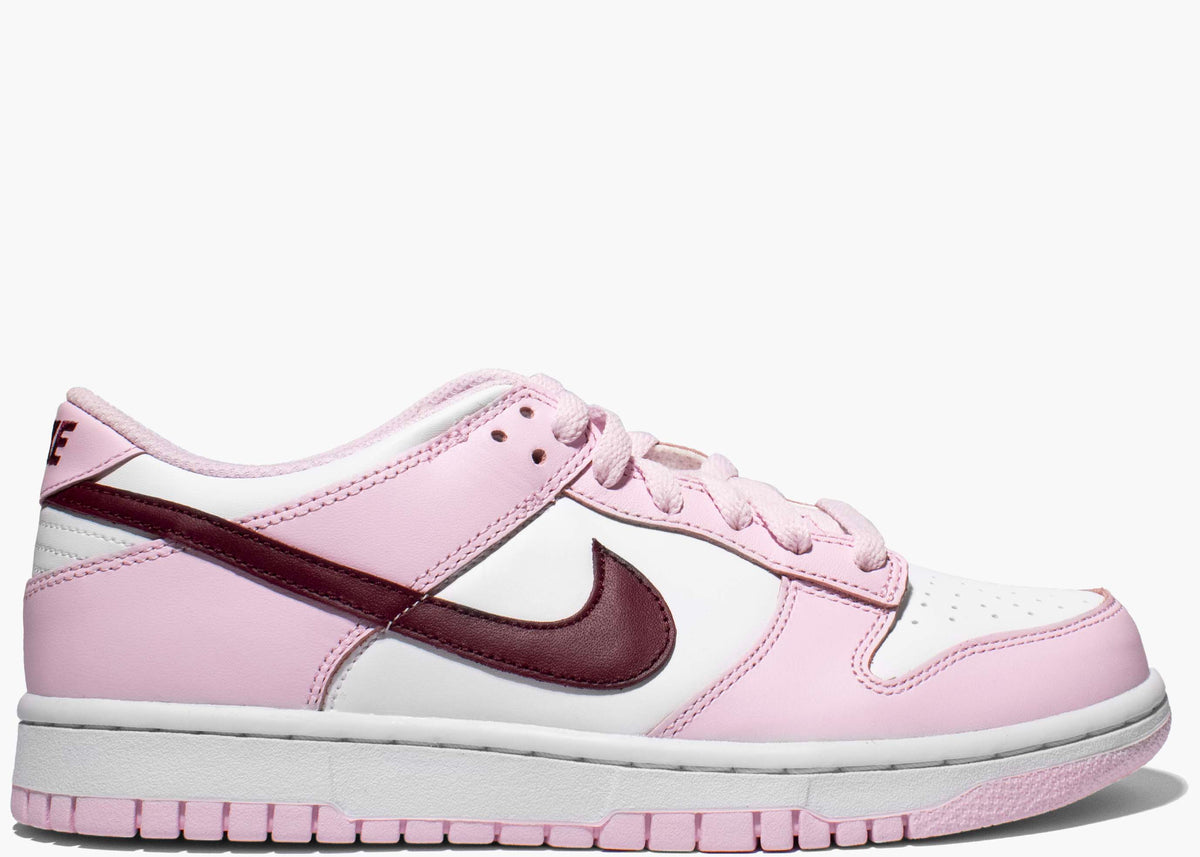 Nike Dunk Low Pink Red White (GS) CW1590-600 Hype Clothinga Limited Edition