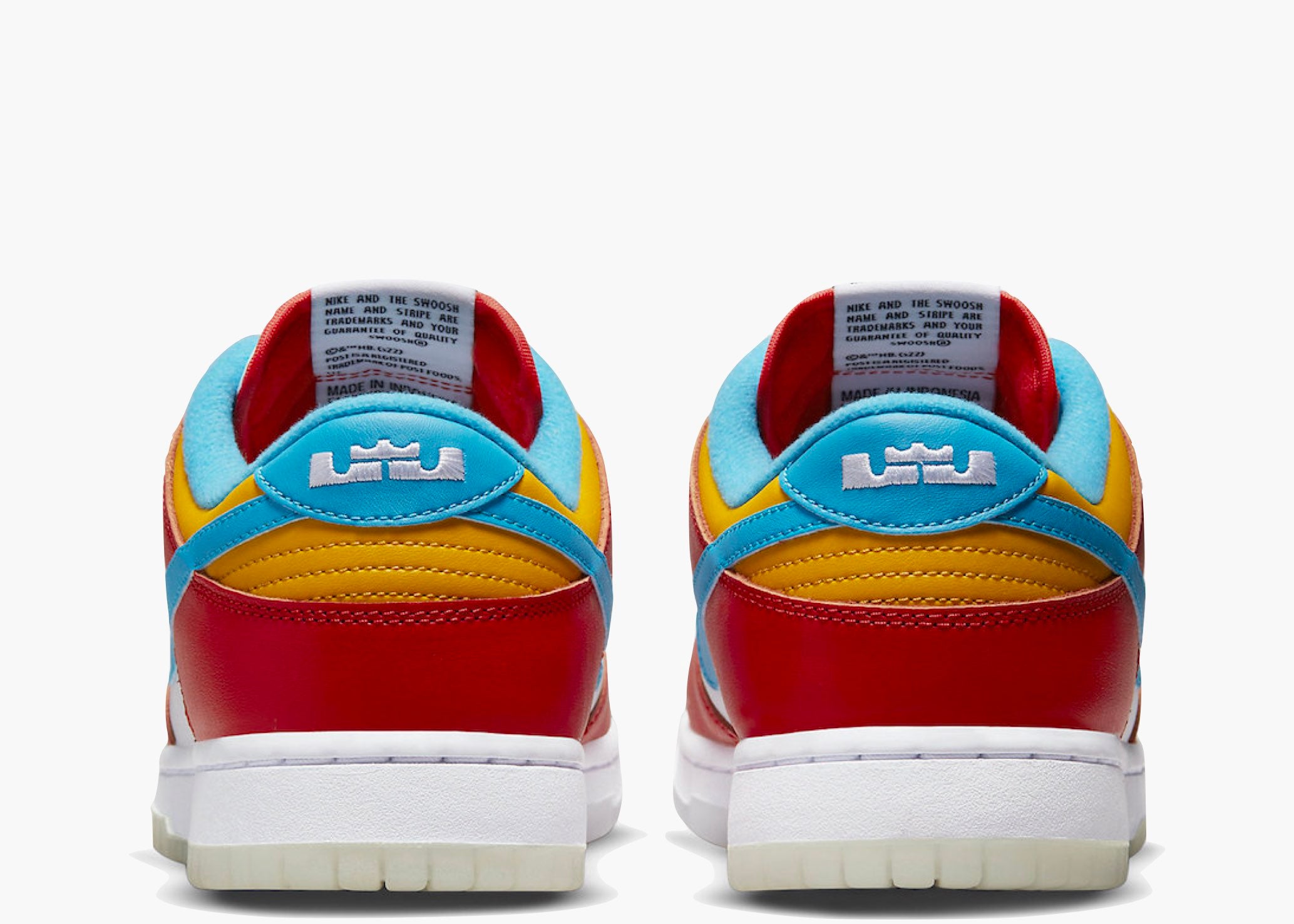 Nike Dunk Low QS LeBron James Fruity Pebbles  DH8009-600 Hype Clothinga Limited Edition