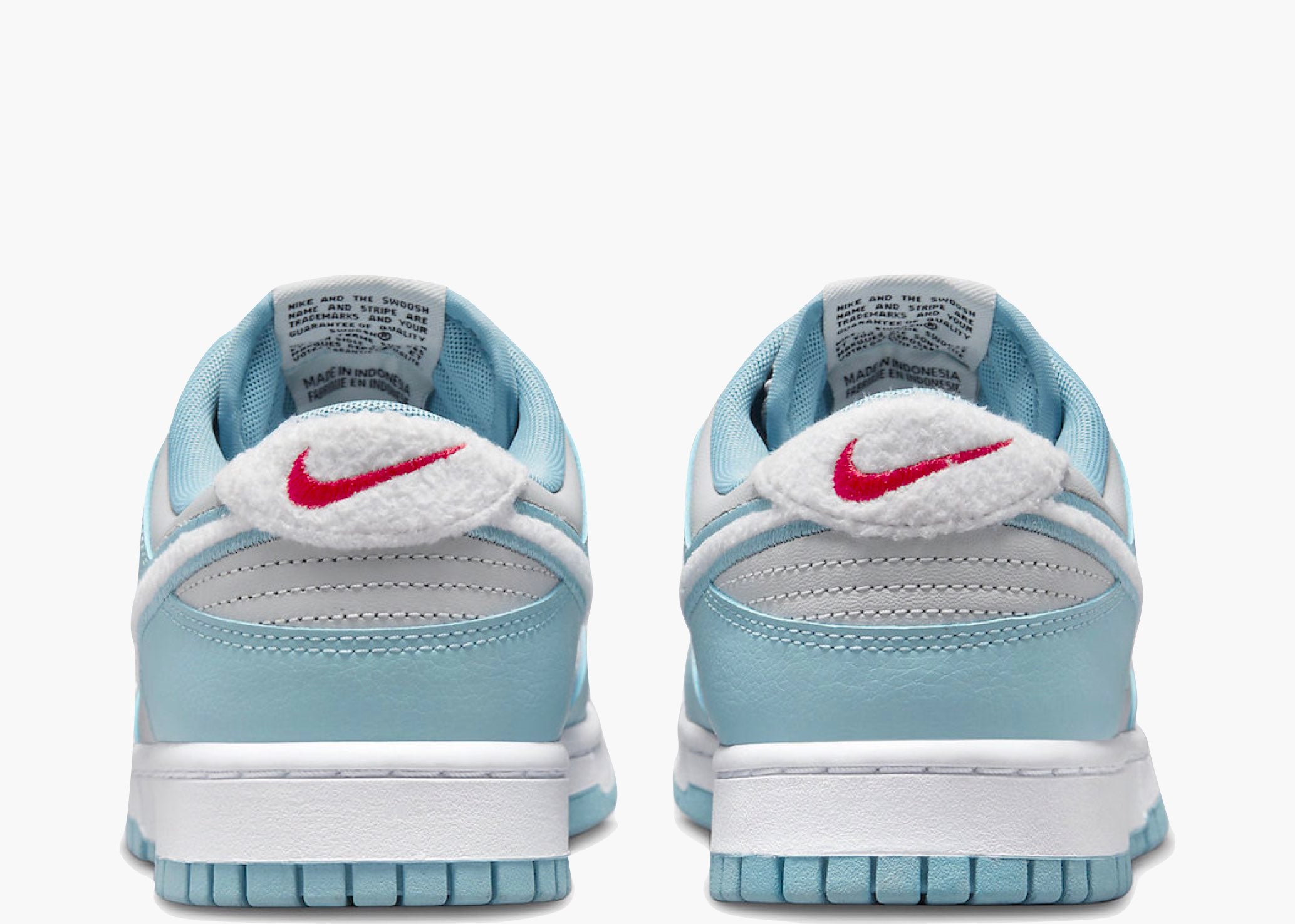 Nike Dunk Low Retro Fleece Swoosh Worn Blue Hype Clothinga Limited Edition