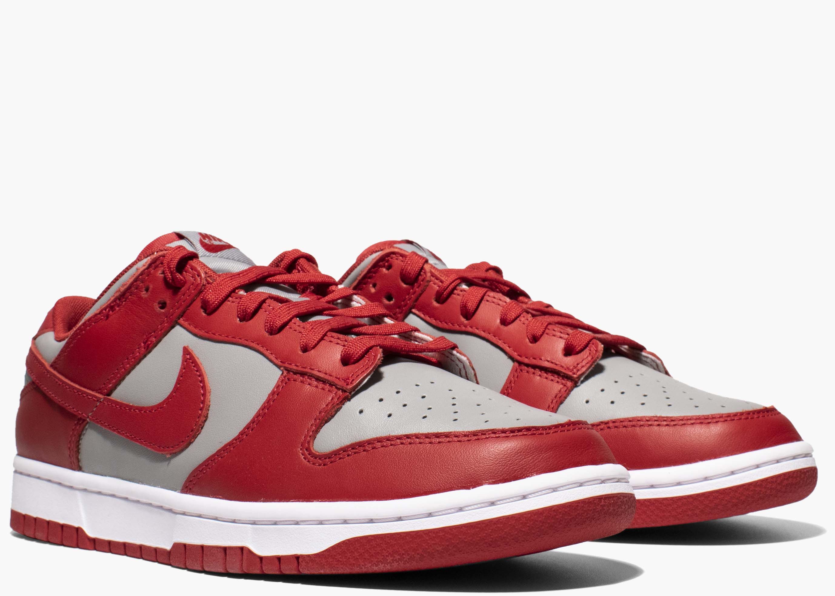 Nike Dunk Low Retro Medium Grey Varsity Red Unlv DD1391-002 Hype Clothinga Limited Edition