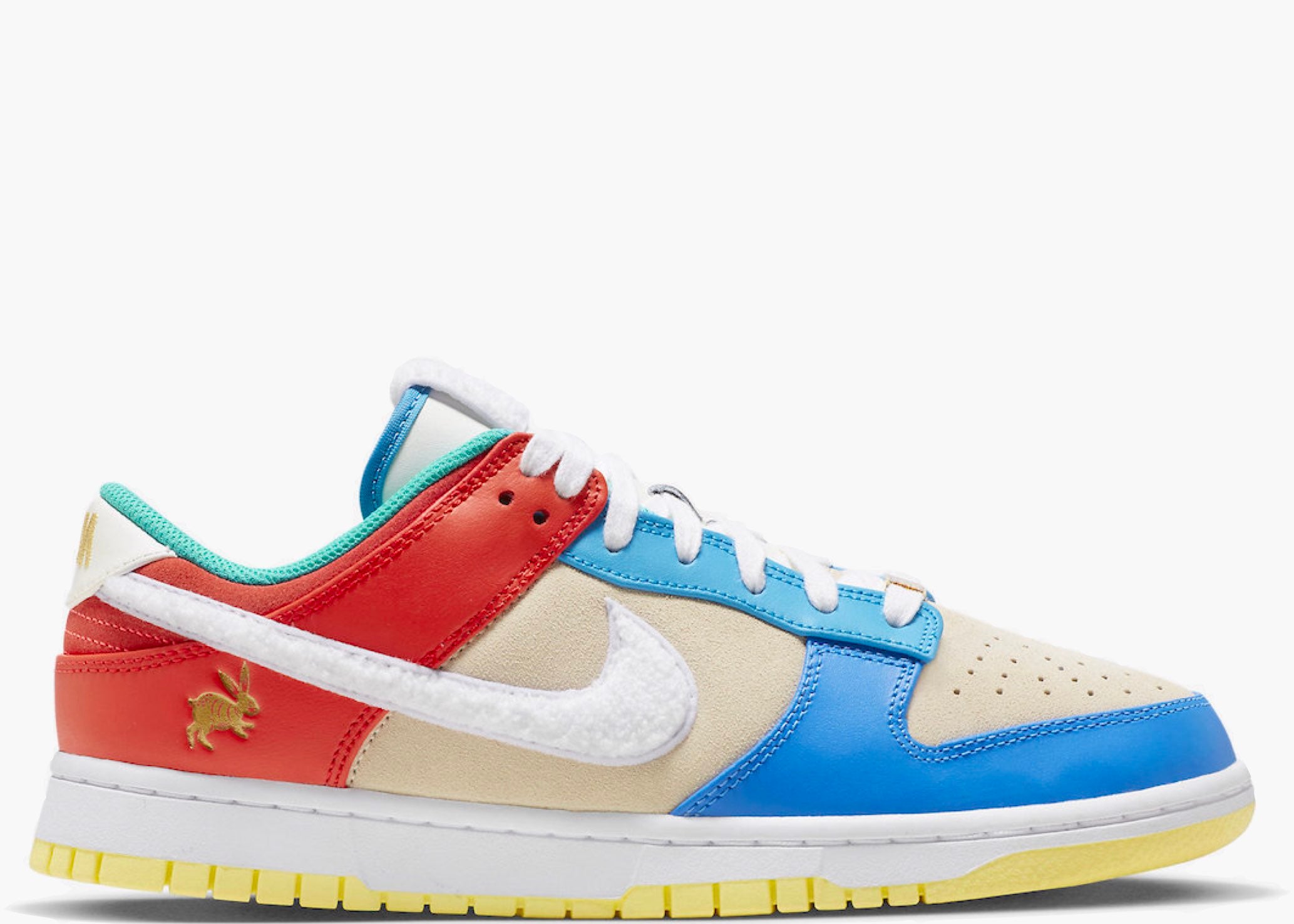 Nike Dunk Low Retro PRM Year of the Rabbit Blue Orange Cream Hype Clothinga Limited Edition