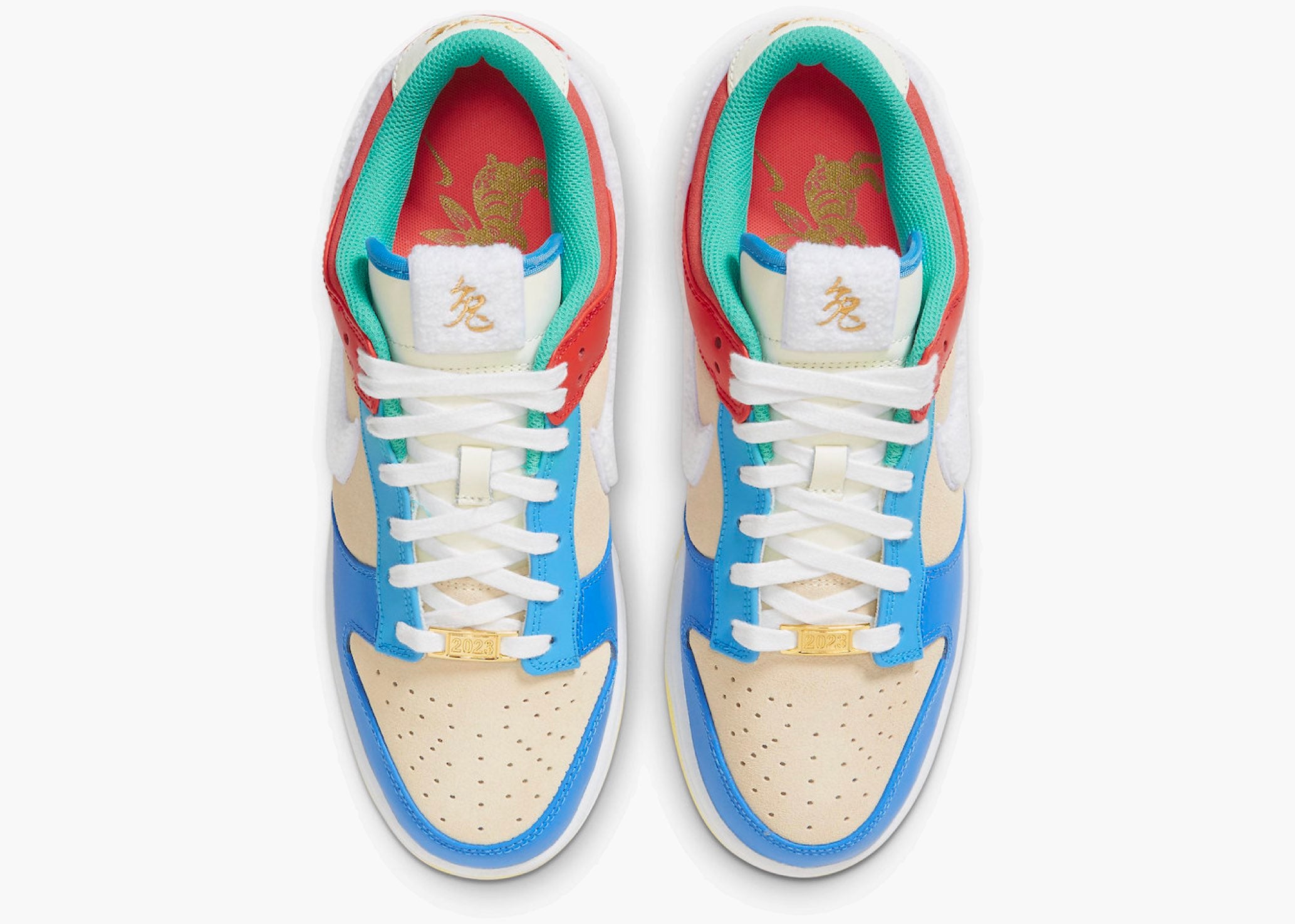 Nike Dunk Low Retro PRM Year of the Rabbit Blue Orange Cream Hype Clothinga Limited Edition