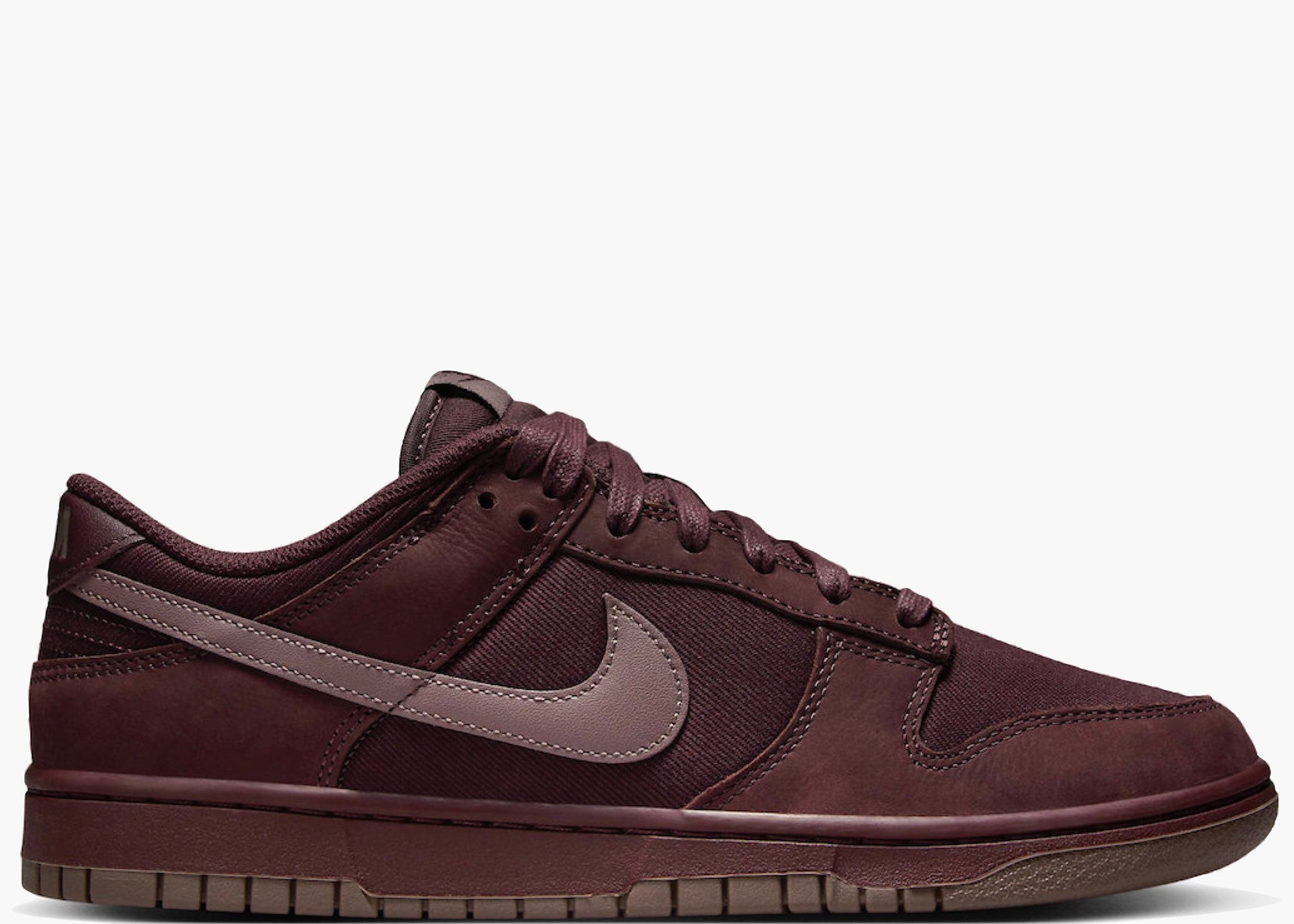 Nike Dunk Low Retro Premium Burgundy Crush FB8895-600 Hype Clothinga Limited Edition