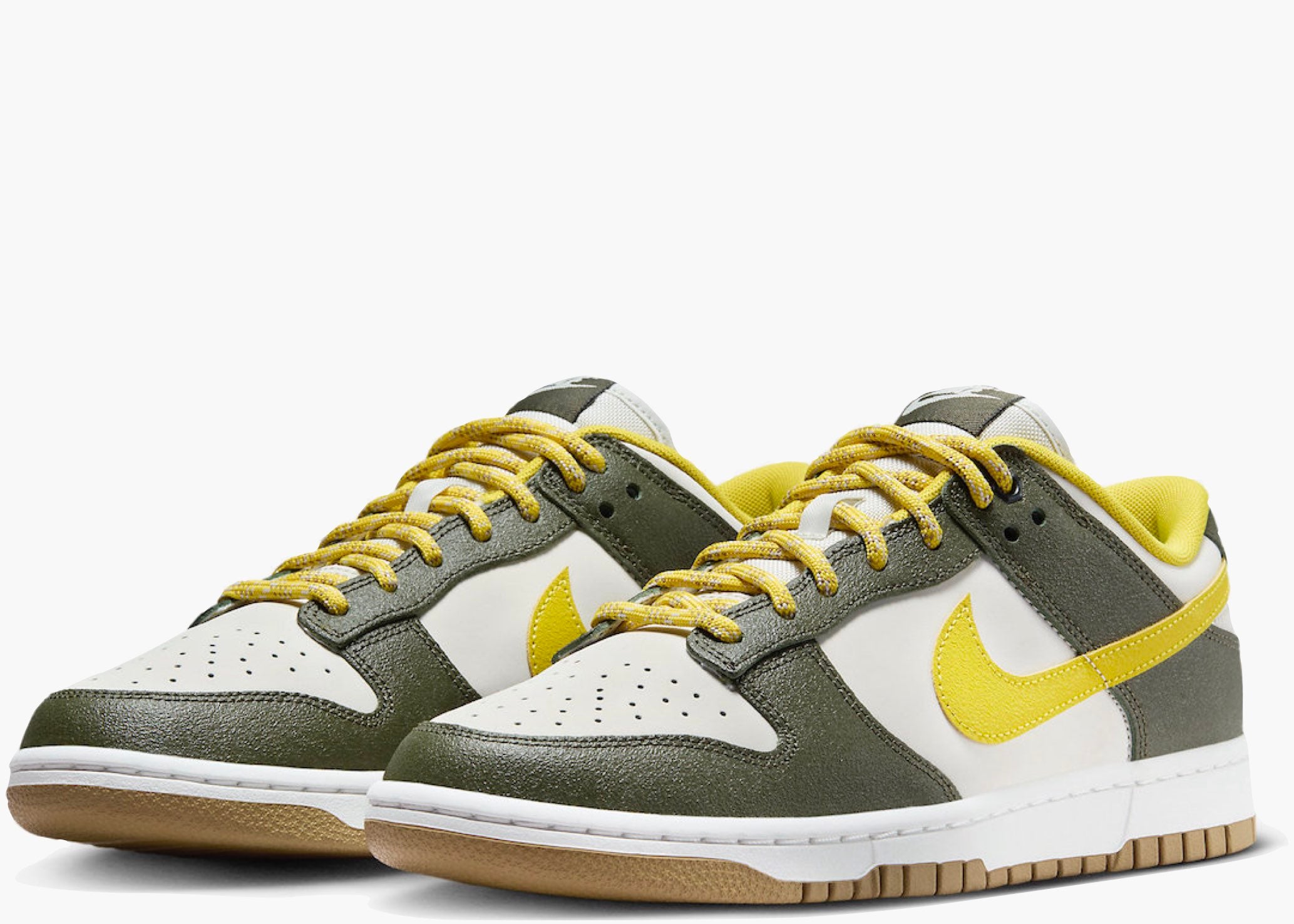 Nike Dunk Low Retro Premium Cargo Khaki Vivid Sulfur FV3629-371 Hype Clothinga Limited Edition