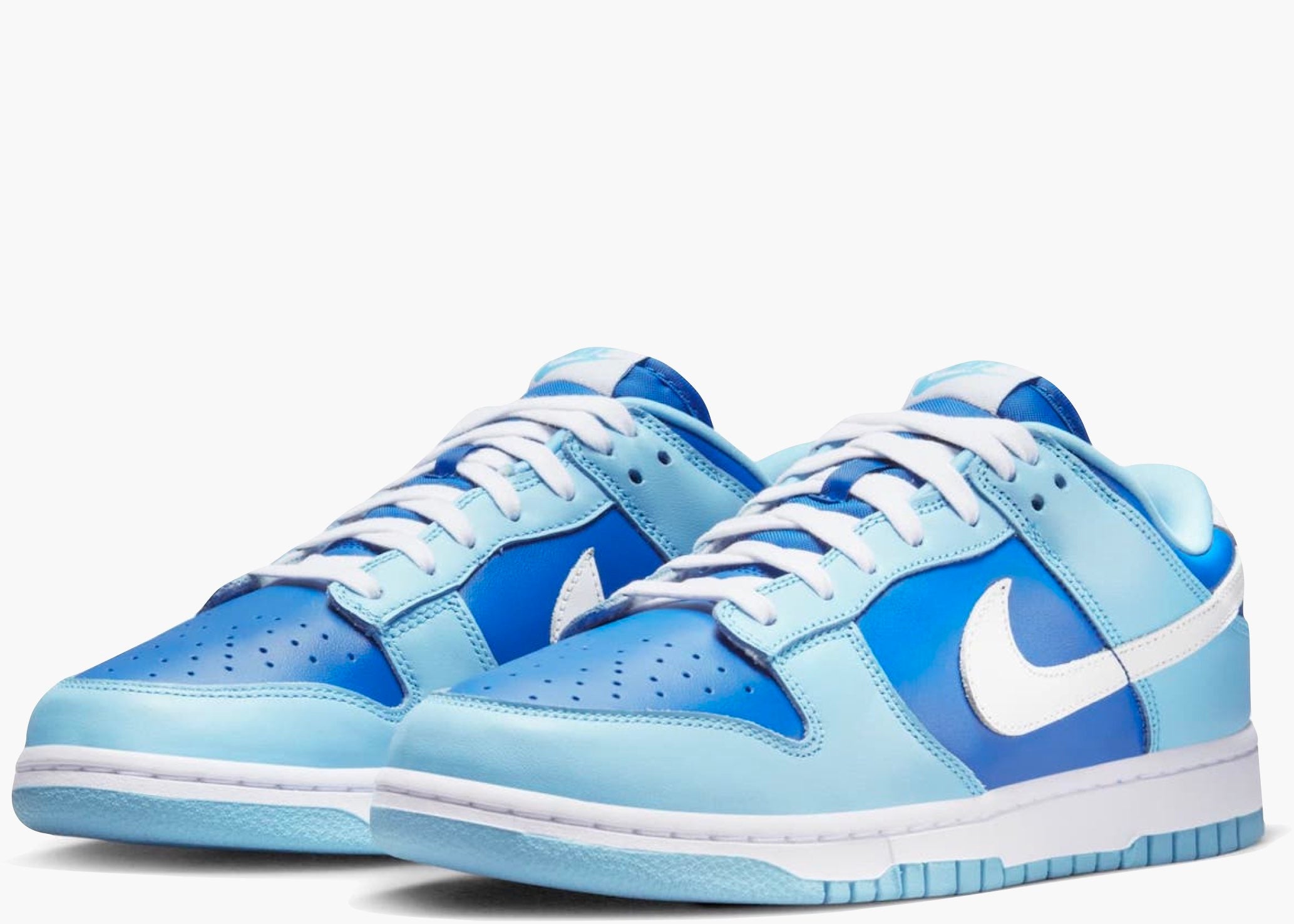 Nike Dunk Low Retro QS Flash White Argon Blue Flash Hype Clothinga Limited Edition