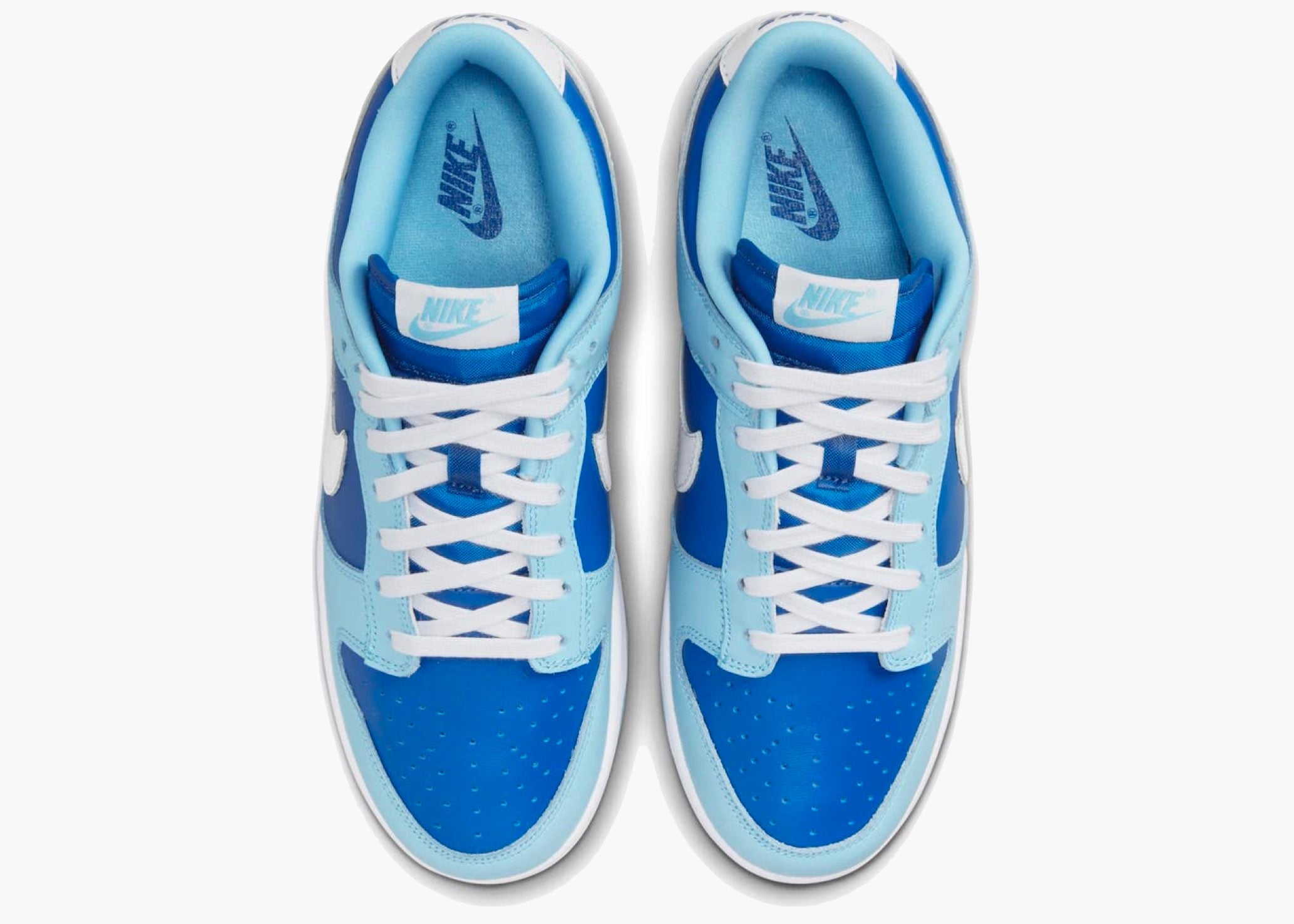 Nike Dunk Low Retro QS Flash White Argon Blue Flash Hype Clothinga Limited Edition