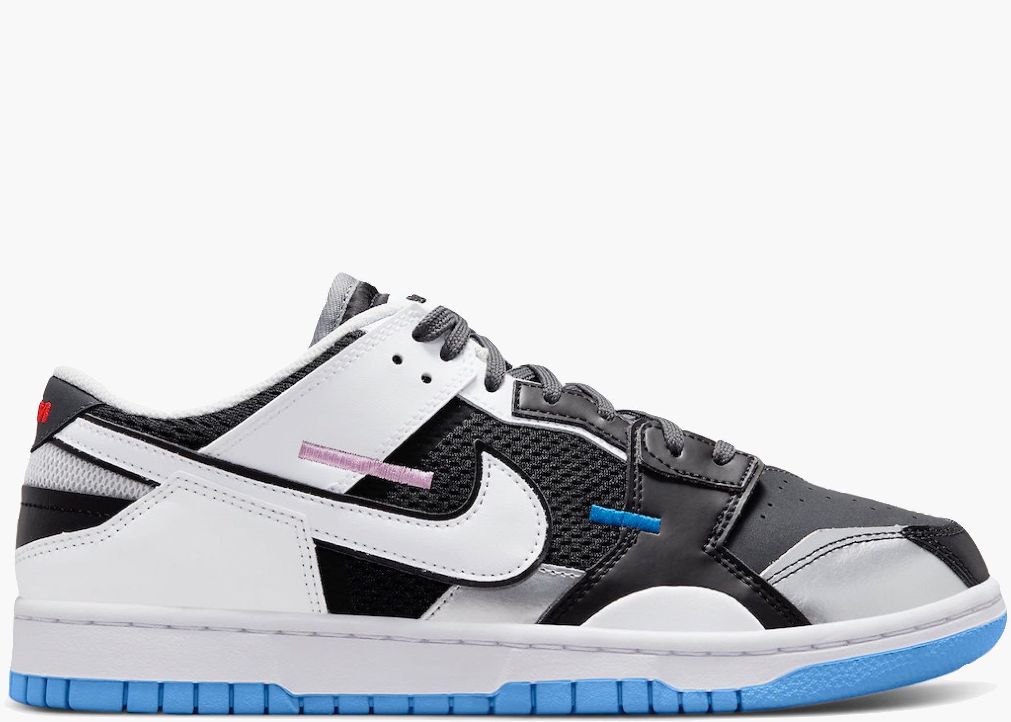 Nike Dunk Low Scrap Black Neutral Grey University Blue White Hype Clothinga Limited Edition