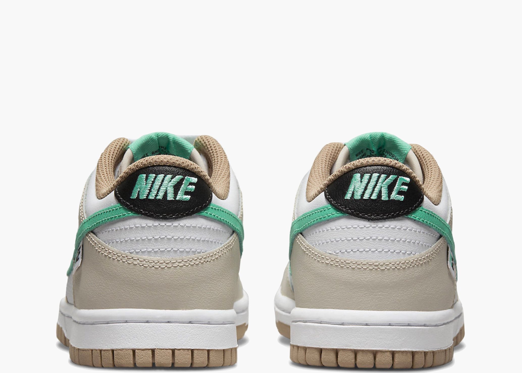 Nike Dunk Low Split Seam White Tan Mint (GS) Hype clothinga Limited Edition