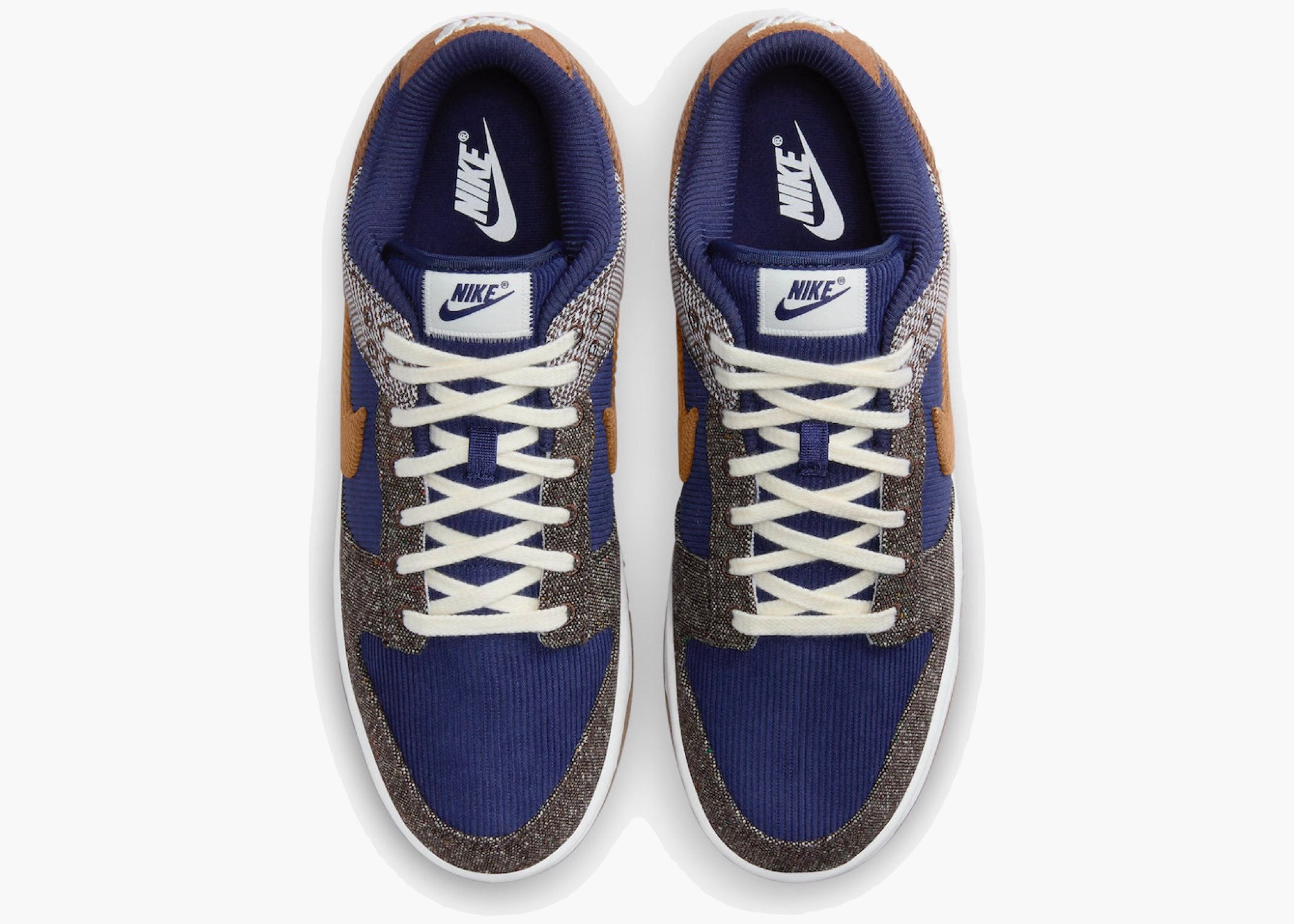 Nike Dunk Low Tweed Midnight Navy Corduroy FQ8746-410 Hype Clothinga Limited Edition