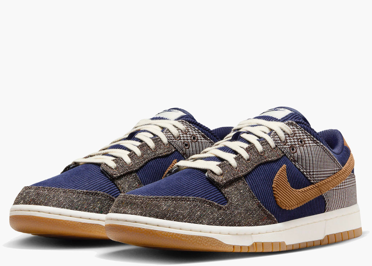 Nike Dunk Low Tweed Midnight Navy Corduroy FQ8746-410 Hype Clothinga Limited Edition