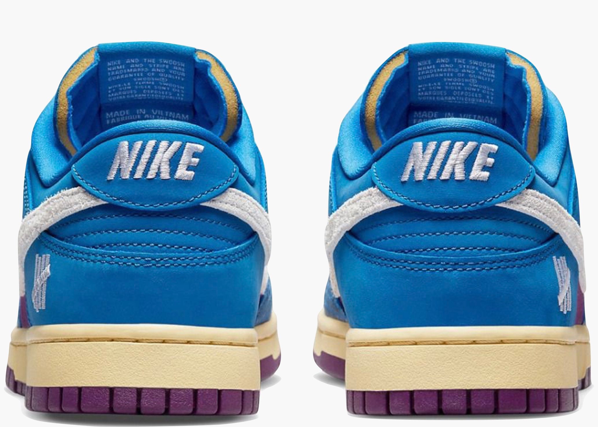 Nike Dunk Low UNDEFEATED 5 On It Dunk vs. AF1