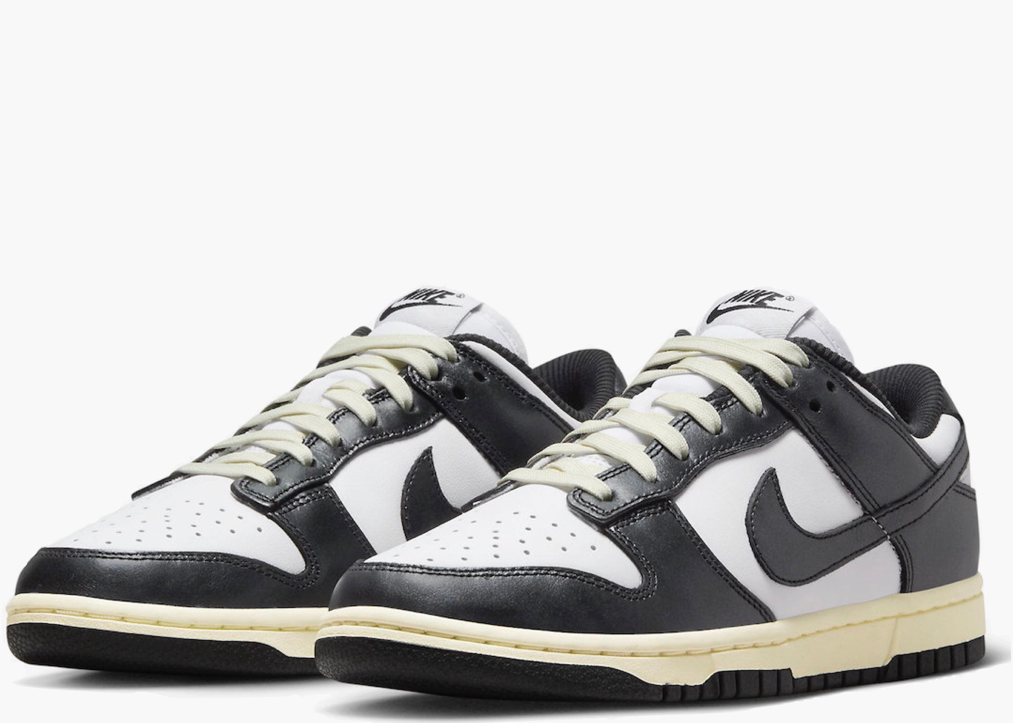 ‎Nike Dunk Low Vintage Panda (W) FQ8899-100 Hype Clothinga Limited Edition