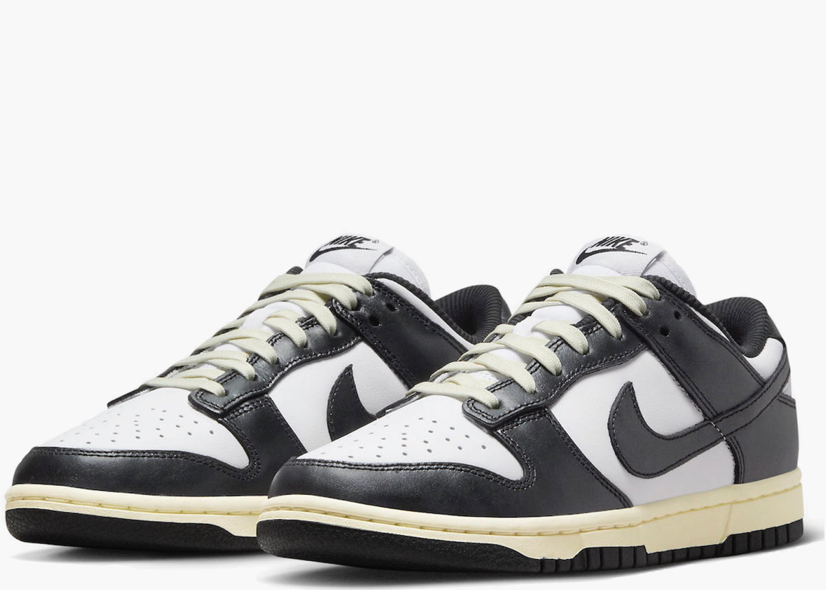 ‎Nike Dunk Low Vintage Panda (W) FQ8899-100 Hype Clothinga Limited Edition