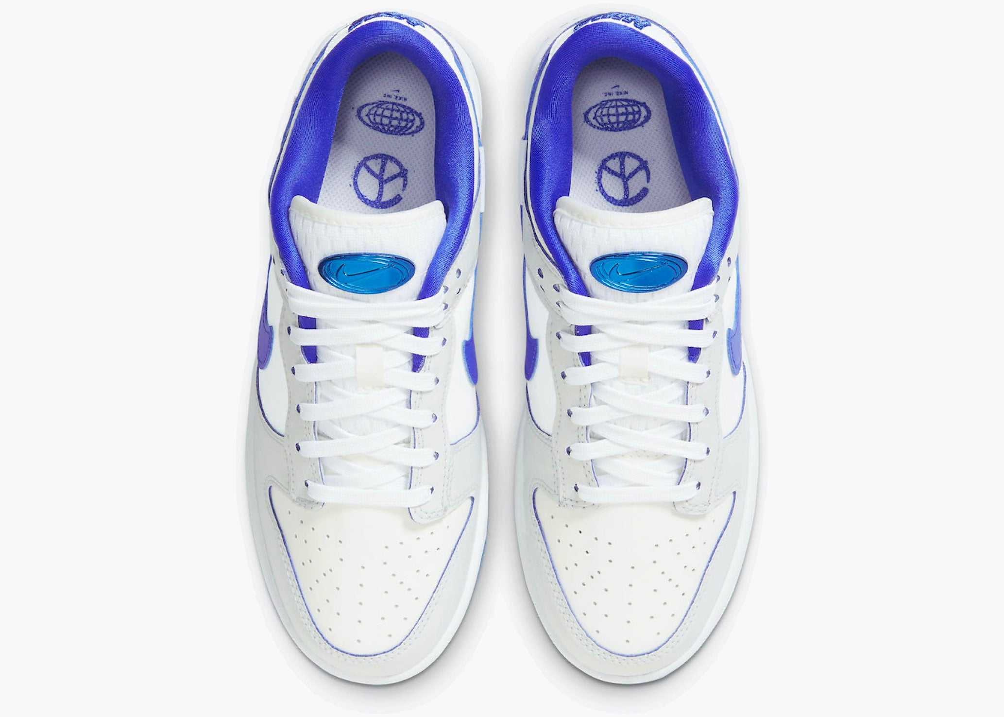 Nike Dunk Low Worldwide White Blue (W) FB1841-110 Hype Clothinga Limited Edition