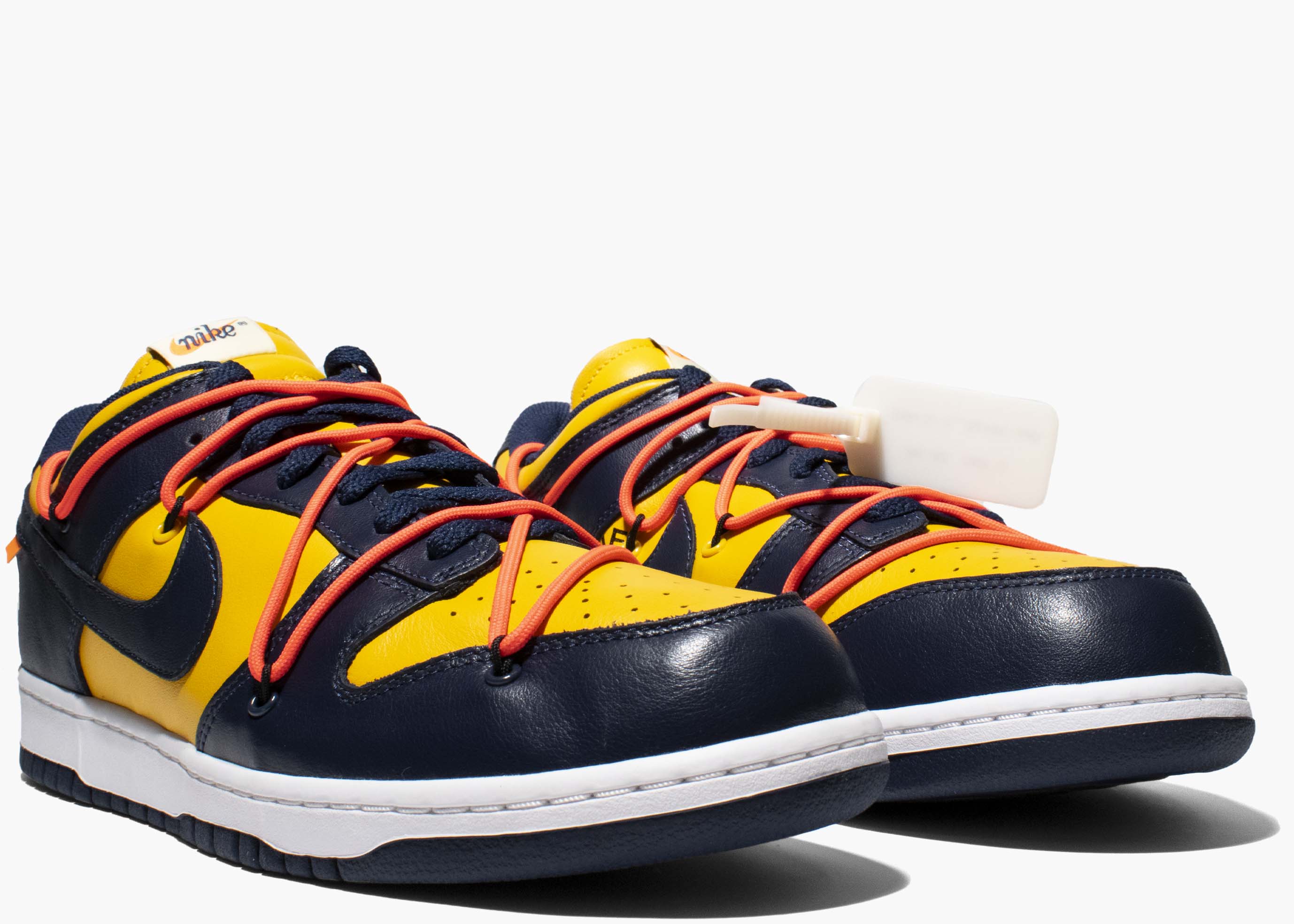 Nike Dunk Low X Off-white Michigan University Gold CT0856-700 Hype Clothinga Limited Edition