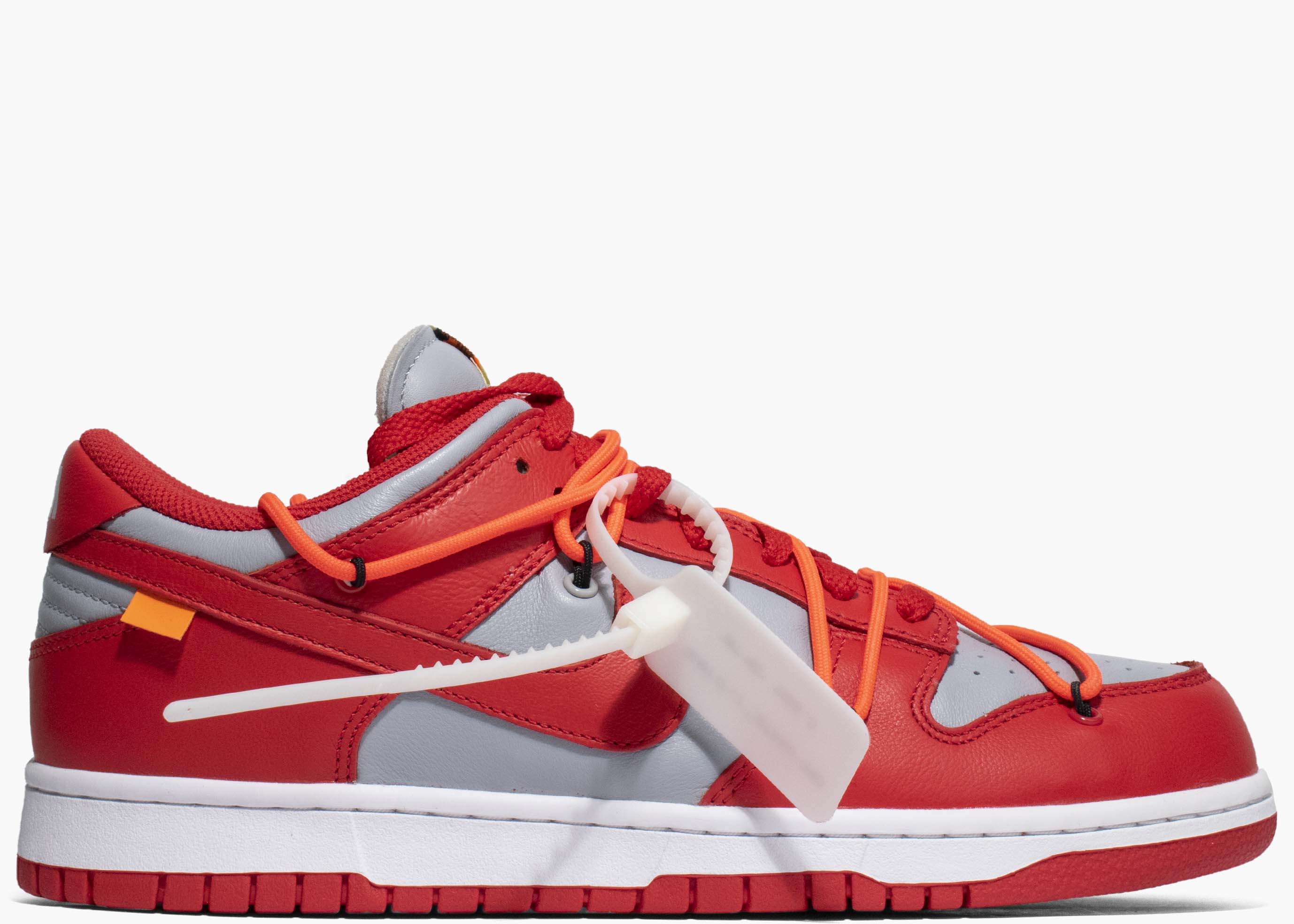 Nike Dunk Low X Off-white University Red Hype clothinga Limited Edition