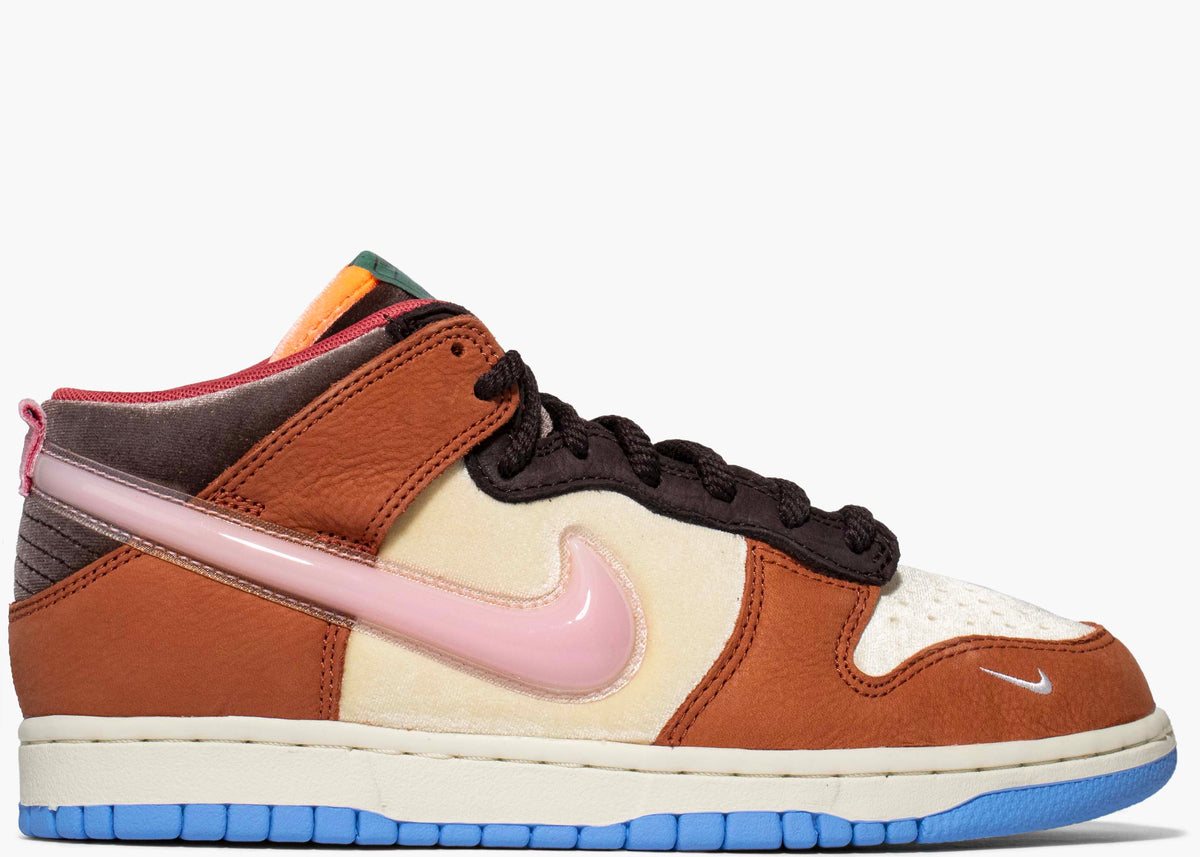 Nike Dunk Mid Social Status Free Lunch Chocolate Milk DJ1173-700 Hype Clothinga Limited Edition