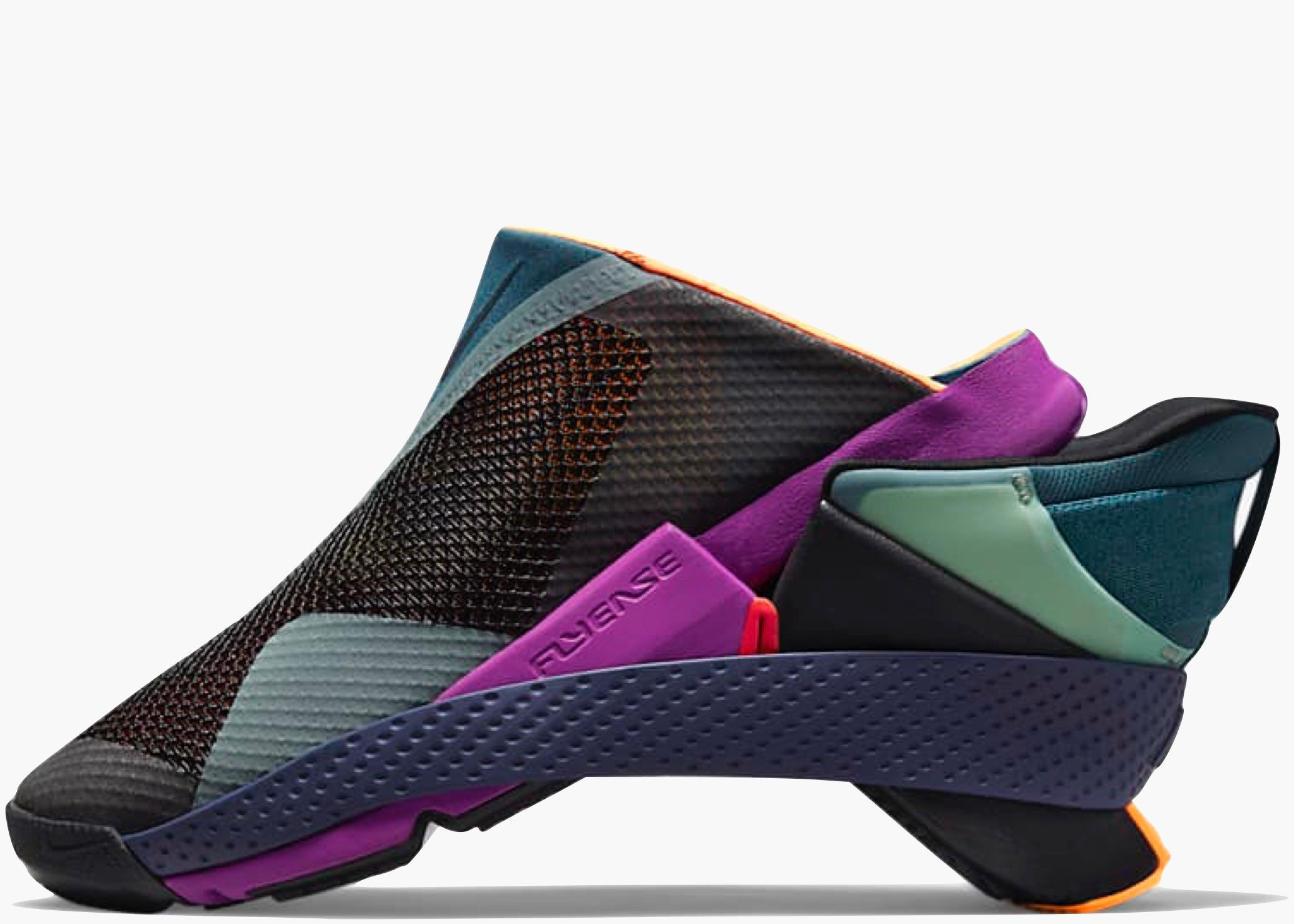 Nike Go FlyEase Turquoise dynamique