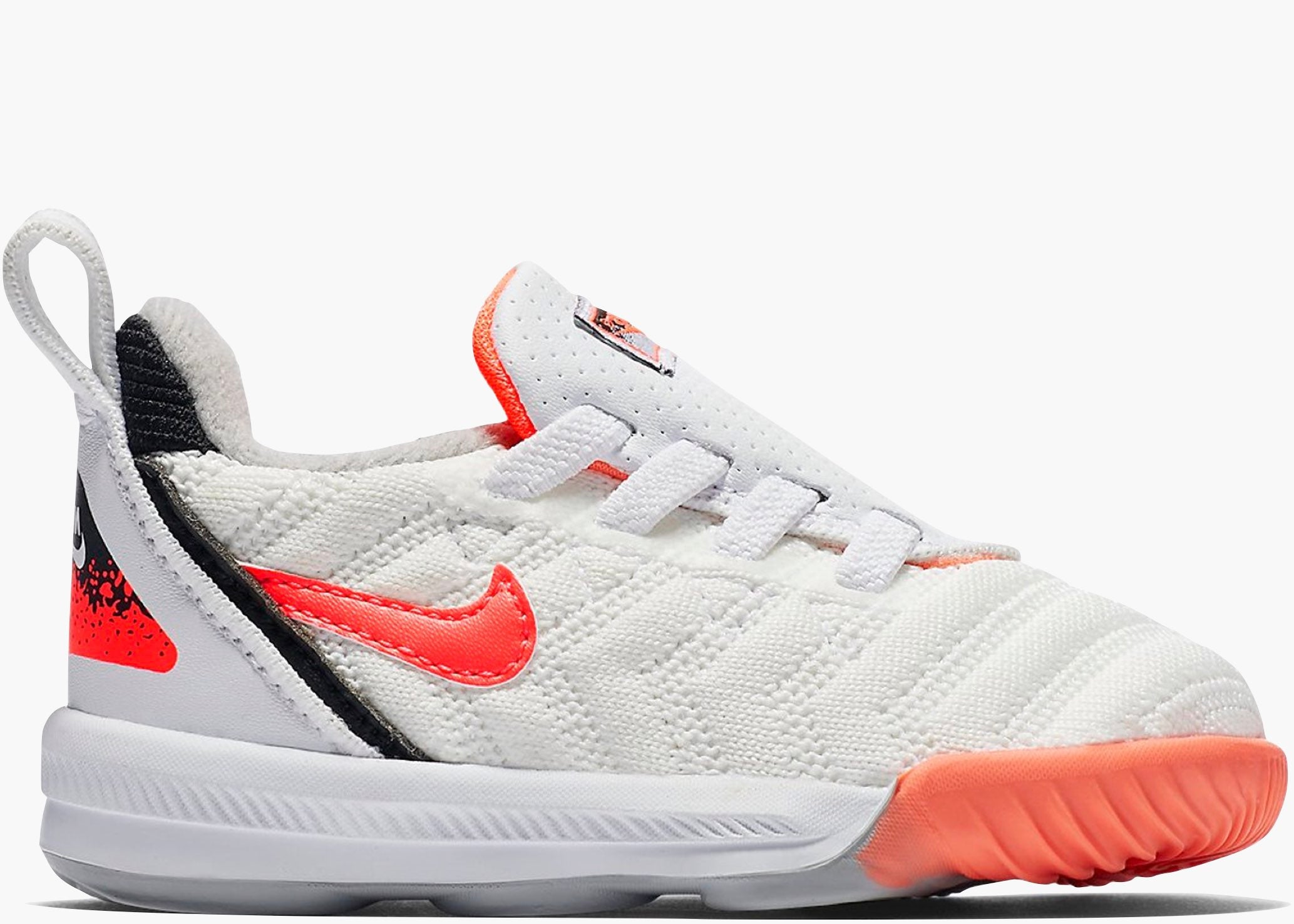 Nike LeBron 16 White Hot Lava (TD) CK3950-100 Hype Clothinga