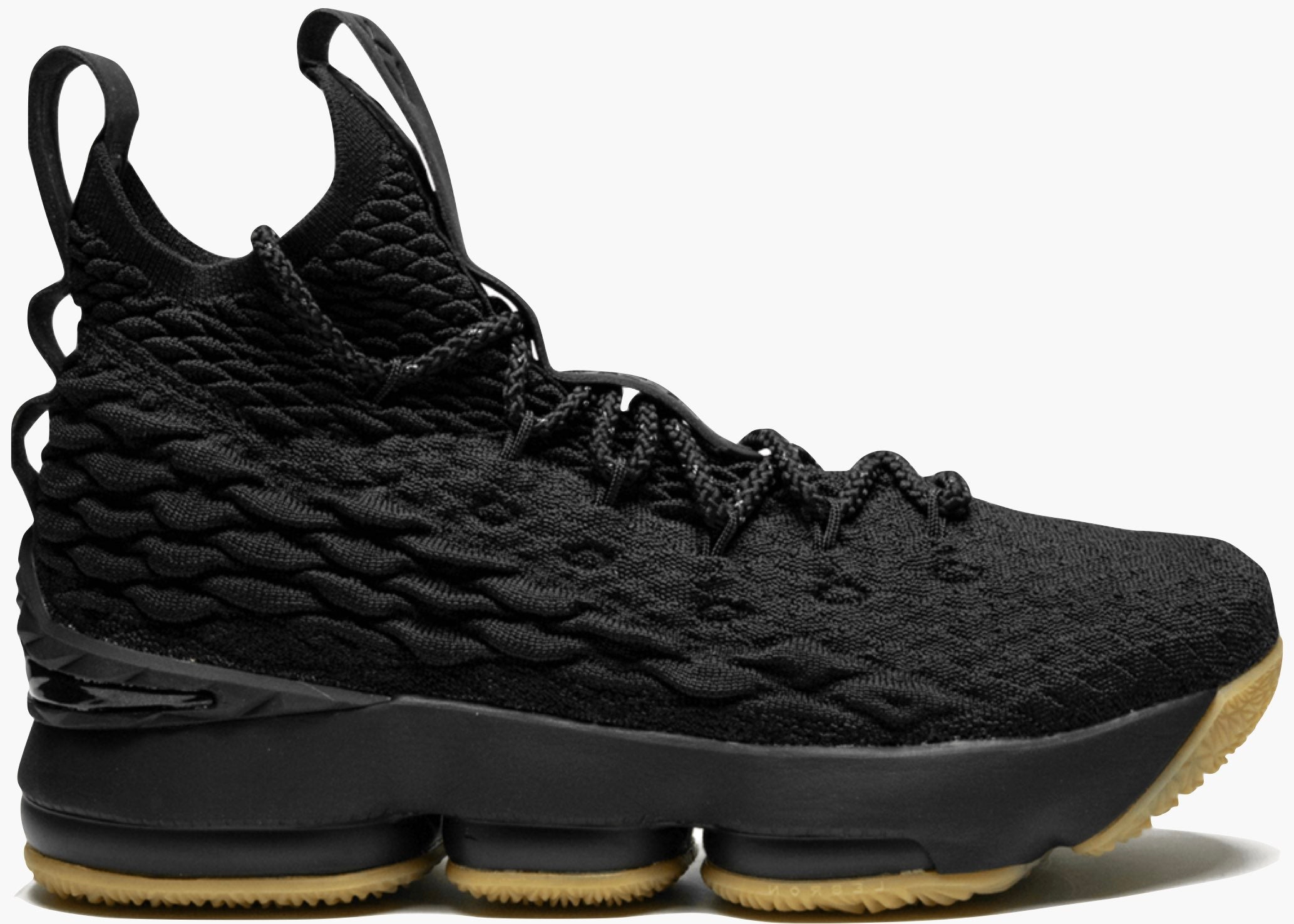 Nike Lebron 15 Black Gum (gs) 922811-001 Hype Clothinga