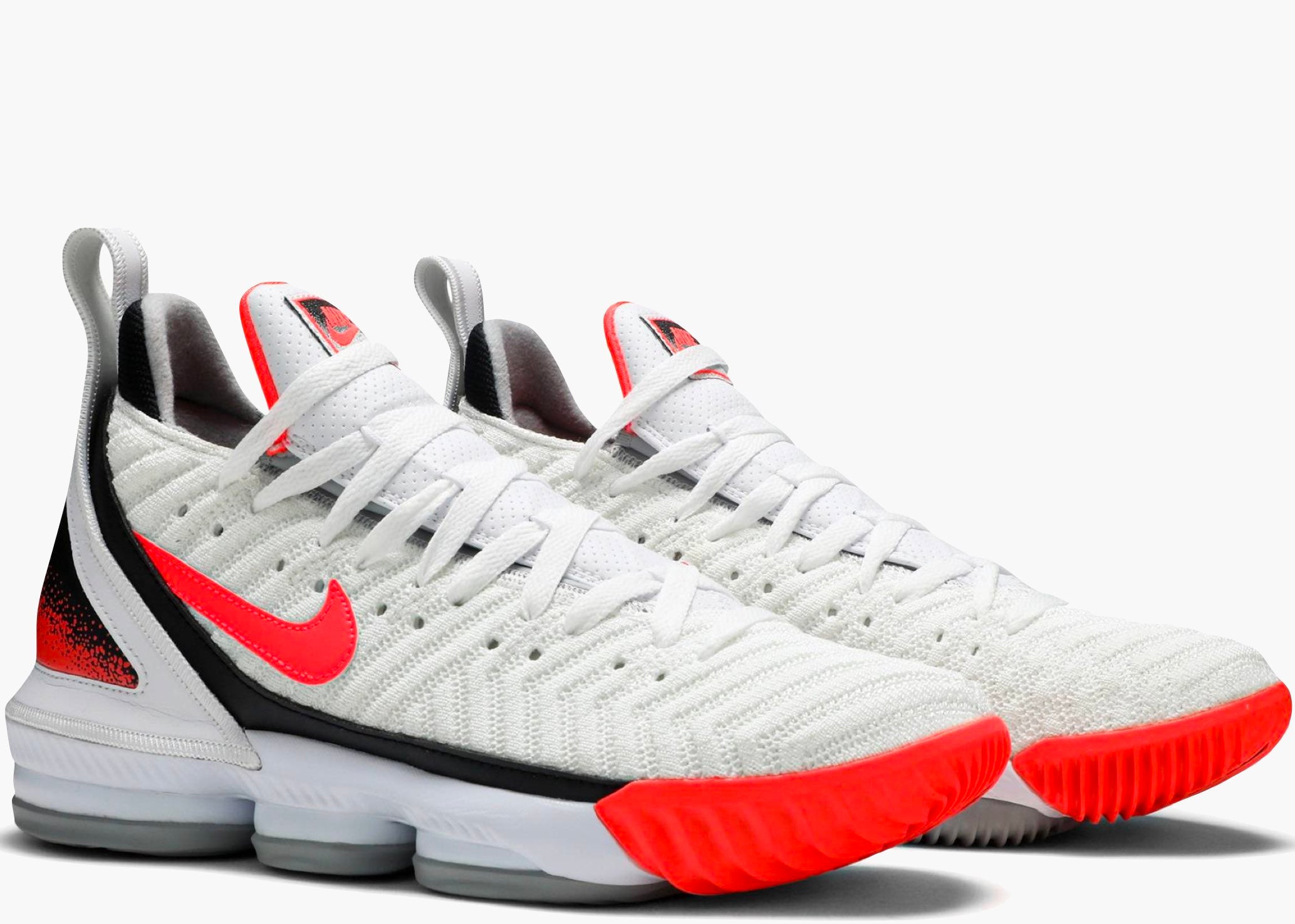 Nike Lebron 16 White Hot Lava CI1521-100 Hype Clothinga