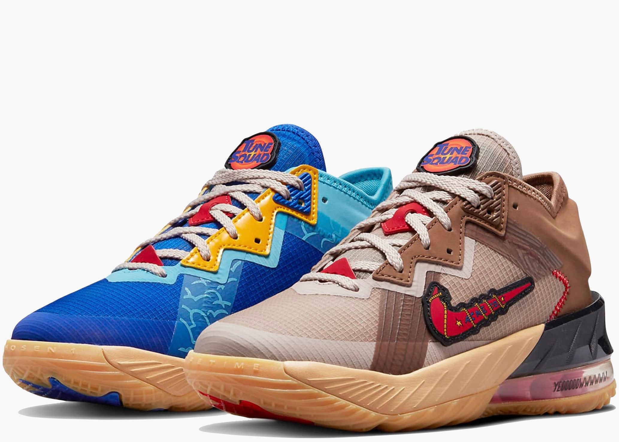 Nike Lebron 18 Low Wile E. vs Roadrunner Space Jam (GS)