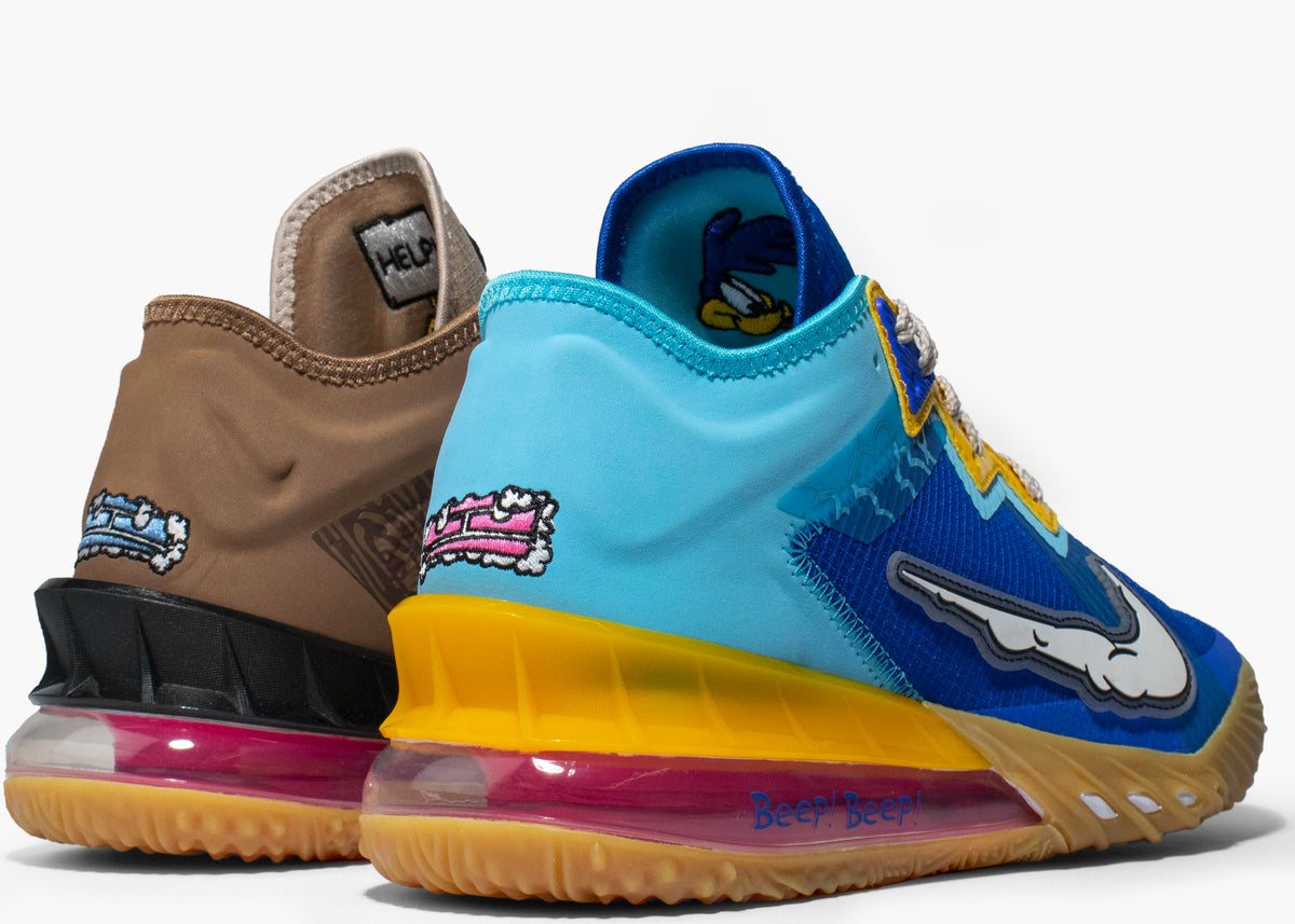 Nike Lebron 18 Low Wile E. vs Roadrunner Space Jam Hype Clothinga Limited Edition