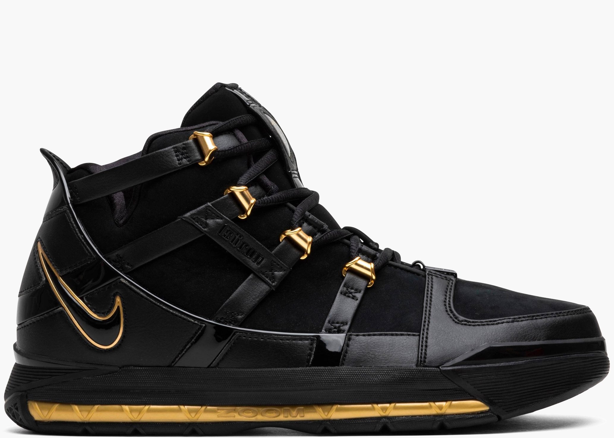 Nike Lebron 3 Black Gold 2018 AO2434-001 Hype Clothinga