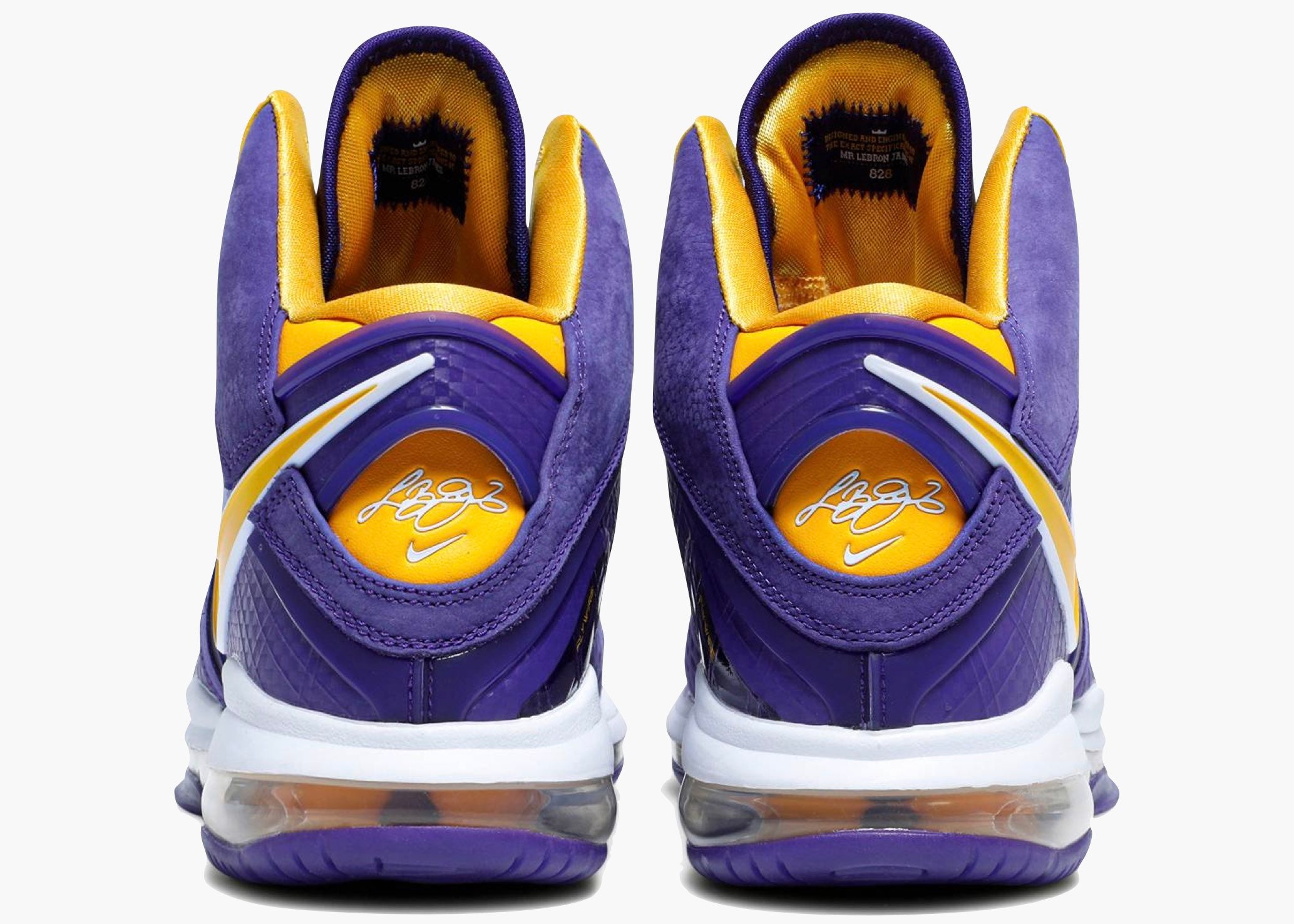 Nike Lebron 8 Lakers DC8380-500 Hype Clothinga