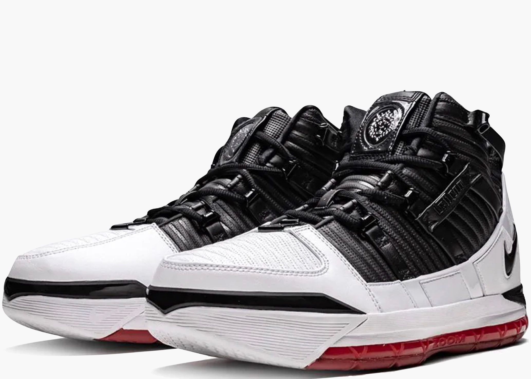 Nike Lebron Iii Zoom Qs Home Release 312147-101 Hype Clothinga