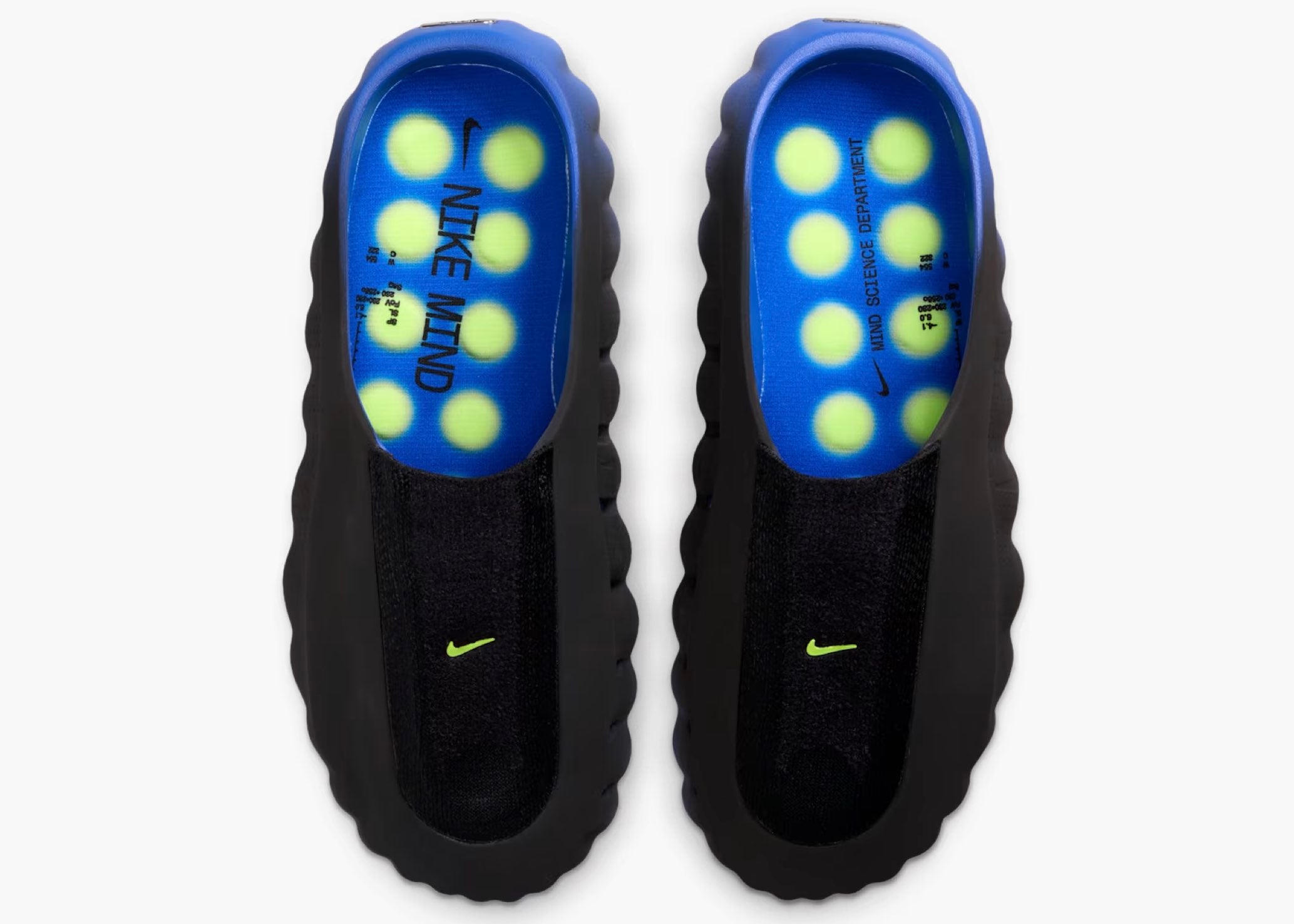 Nike Mind 001 Flyknit Slide Hyper Royal Black IR2175-400 Hype Clothinga Limited Edition