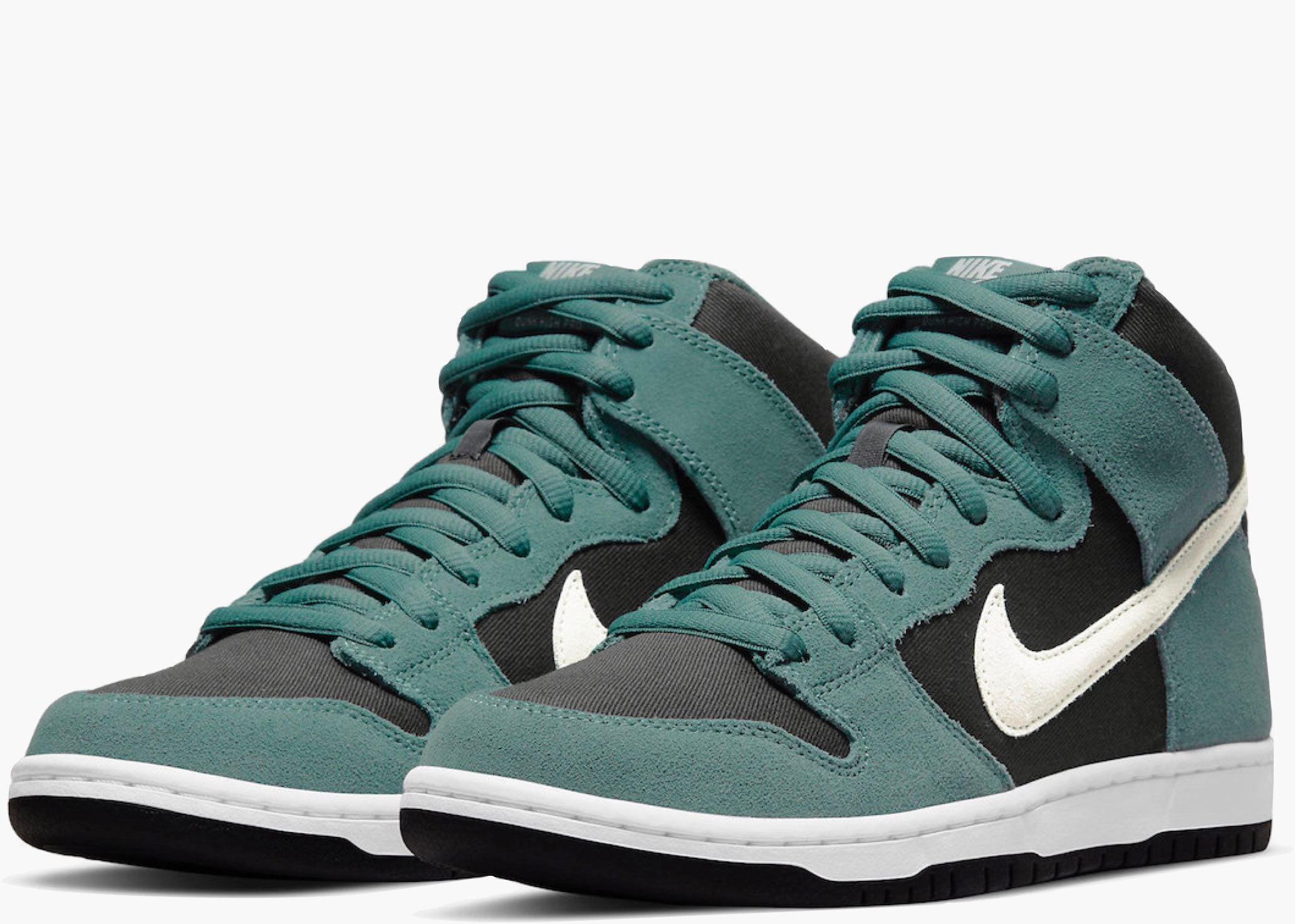 Nike SB Dunk High Green Suede Hype Clothinga .