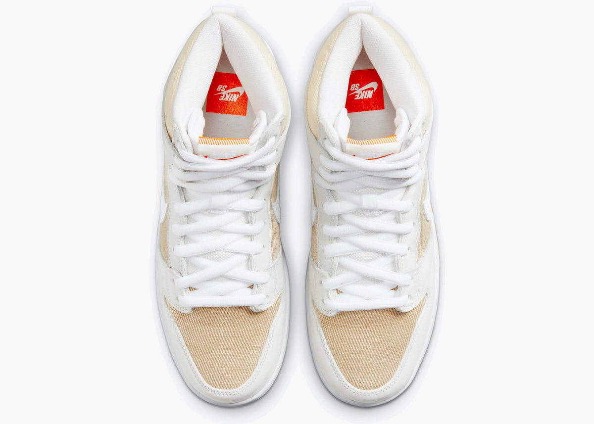 Nike SB Dunk High Pro ISO Orange Label Unbleached Natural Hype Clothinga Limited Edition