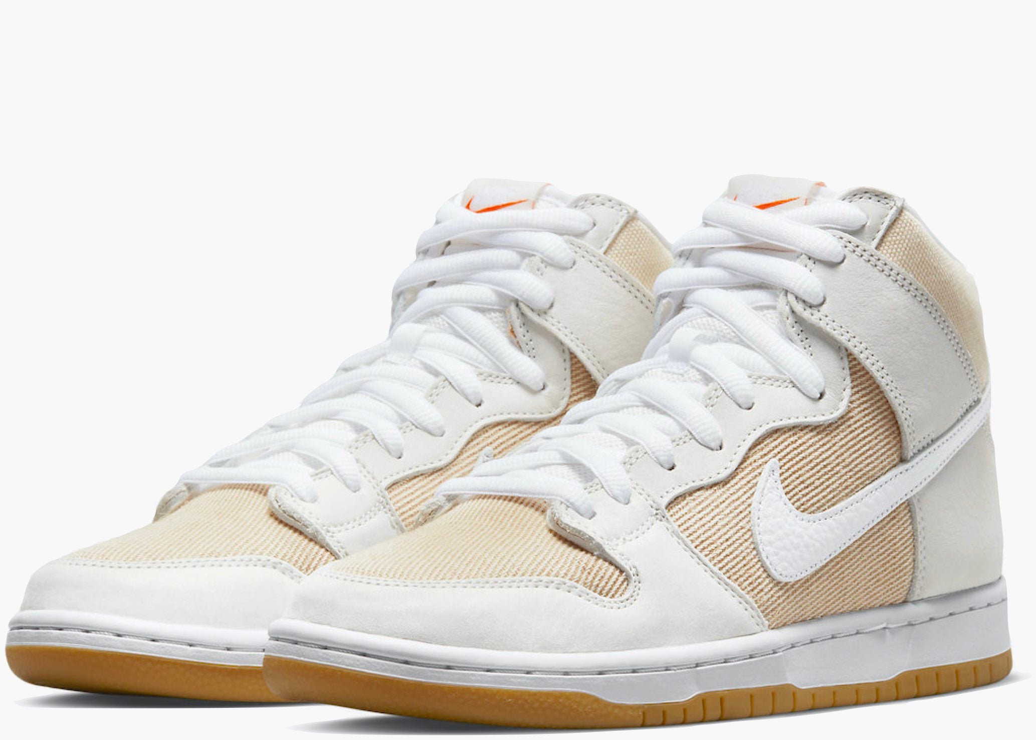 Nike SB Dunk High Pro ISO Orange Label Unbleached Natural Hype Clothinga Limited Edition