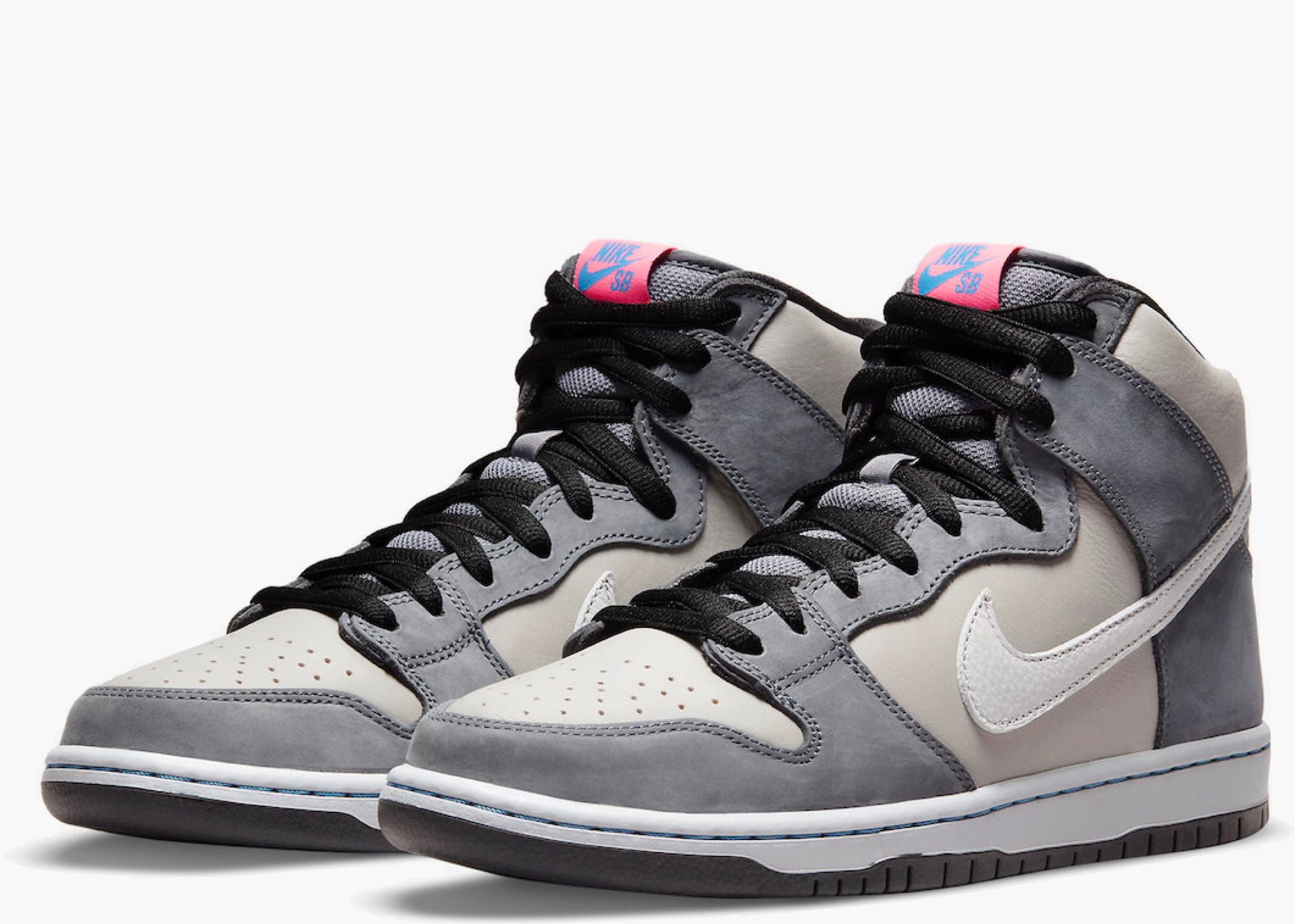 Nike SB Dunk High Pro Medium Grey Pink  DJ9800-001 Hype Clothinga Limited Edition