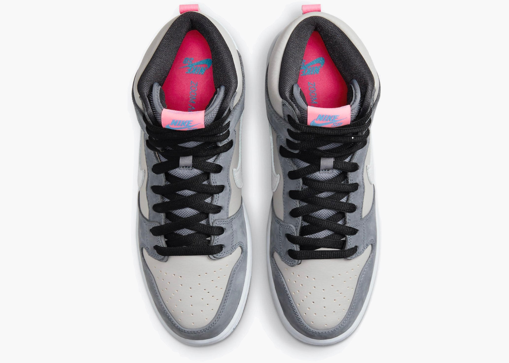 Nike SB Dunk High Pro Medium Grey Pink  DJ9800-001 Hype Clothinga Limited Edition