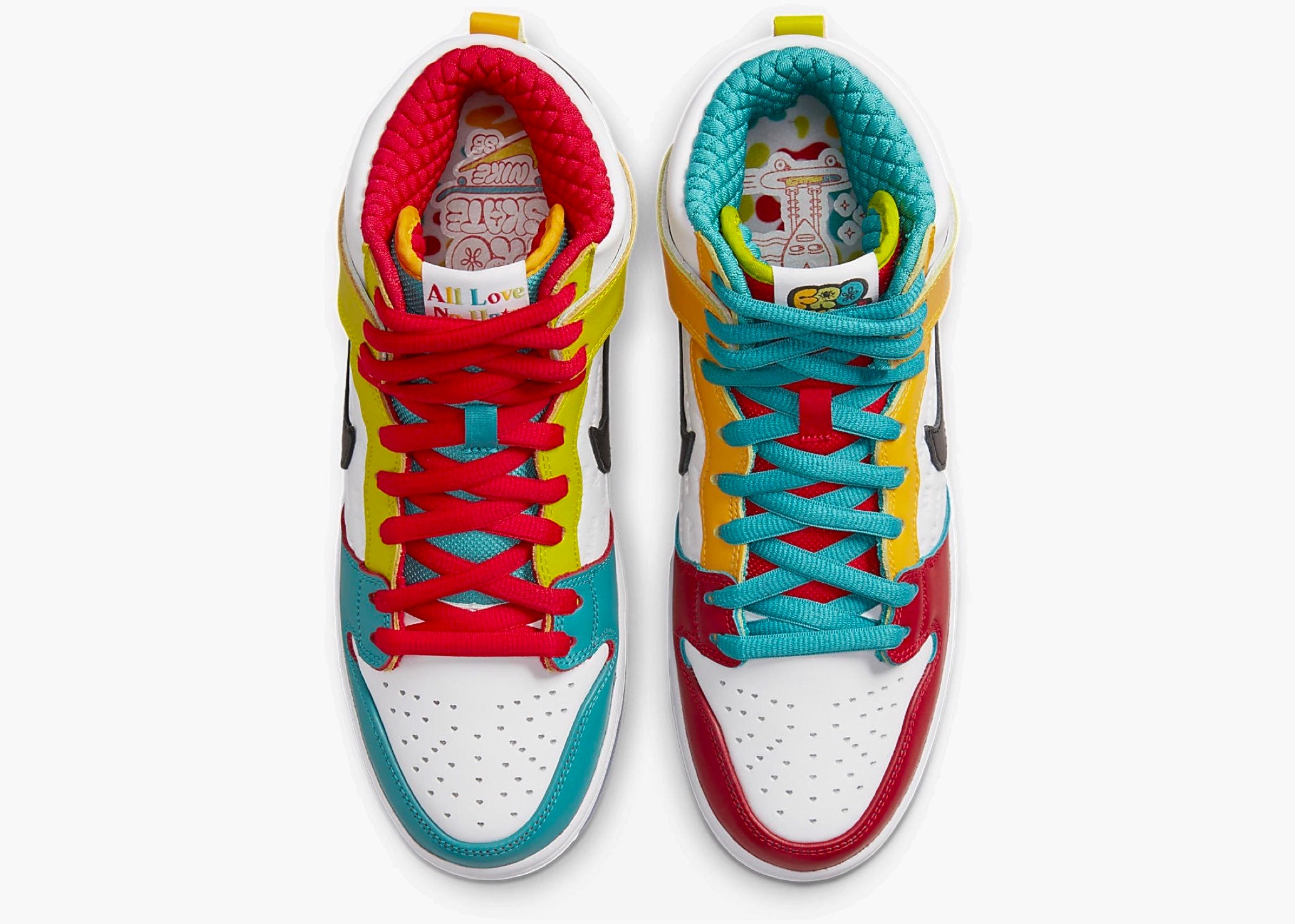 Nike SB Dunk High Pro froSkate All Love Hype clothinga Limited Edition