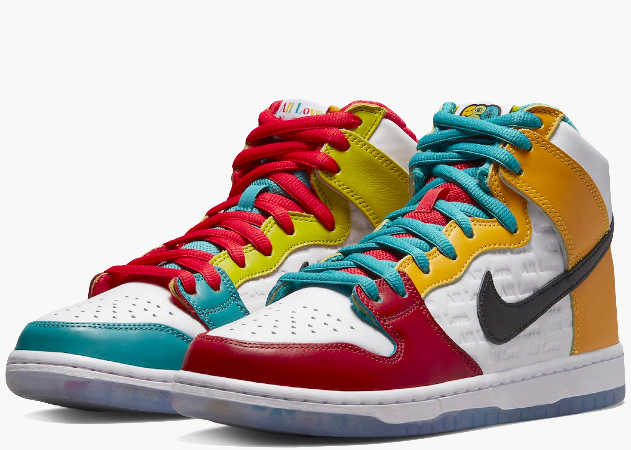 Nike SB Dunk High Pro froSkate All Love Hype clothinga Limited Edition