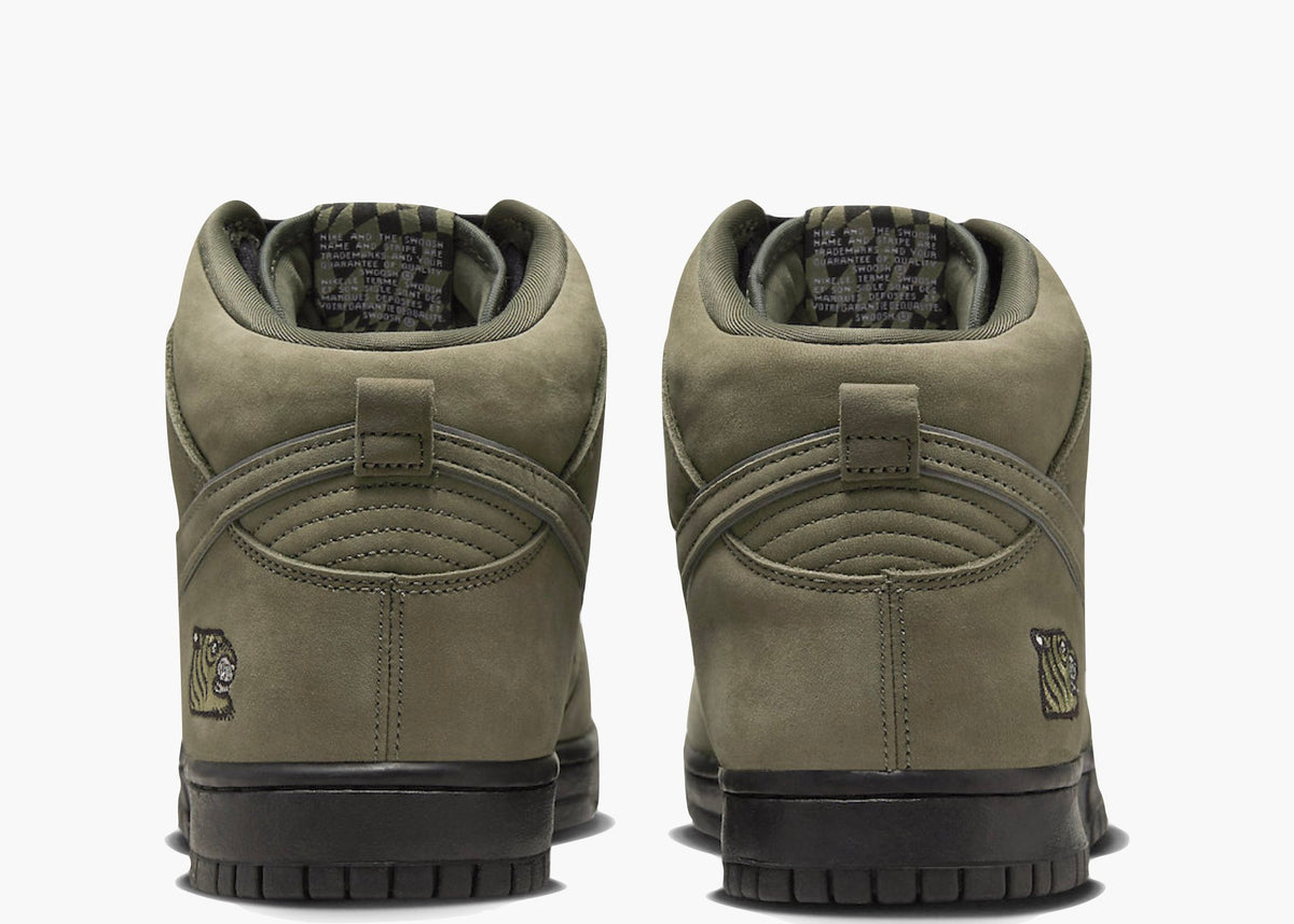 Nike SB Dunk High Soulgoods Olive Hype Clothinga Limited Edition