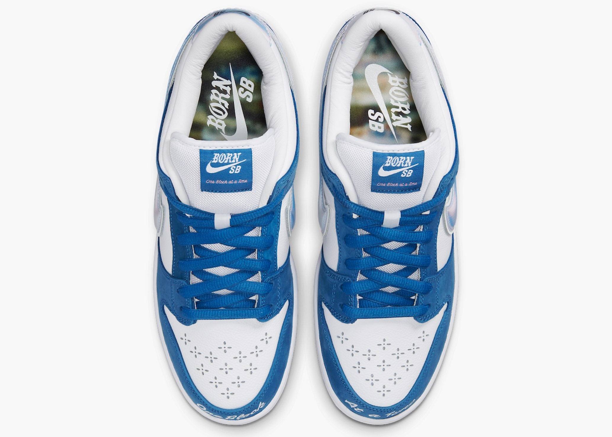 ‎Nike SB Dunk Low Born X Raised One Block At A Time FN7819-400 Hype Clothinga Limited Edition