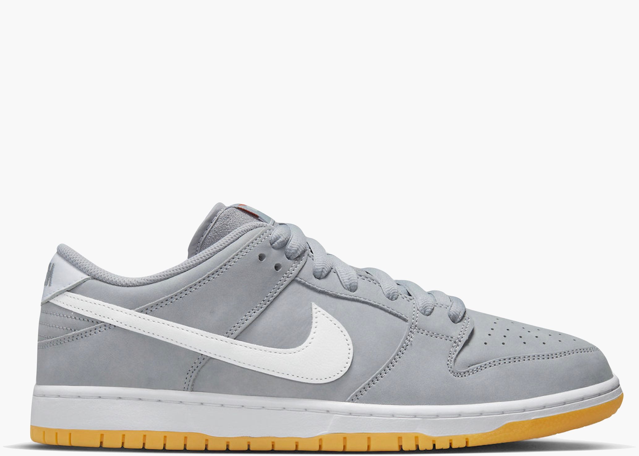 Nike SB Dunk Low Pro ISO Orange Label Grey Gum Hype Clothinga Limited Edition