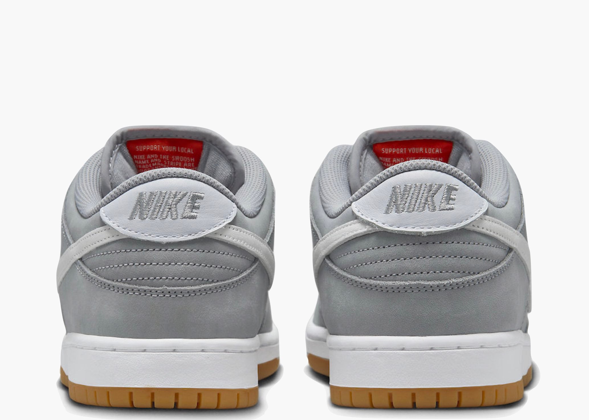 Nike SB Dunk Low Pro ISO Orange Label Grey Gum Hype Clothinga Limited Edition