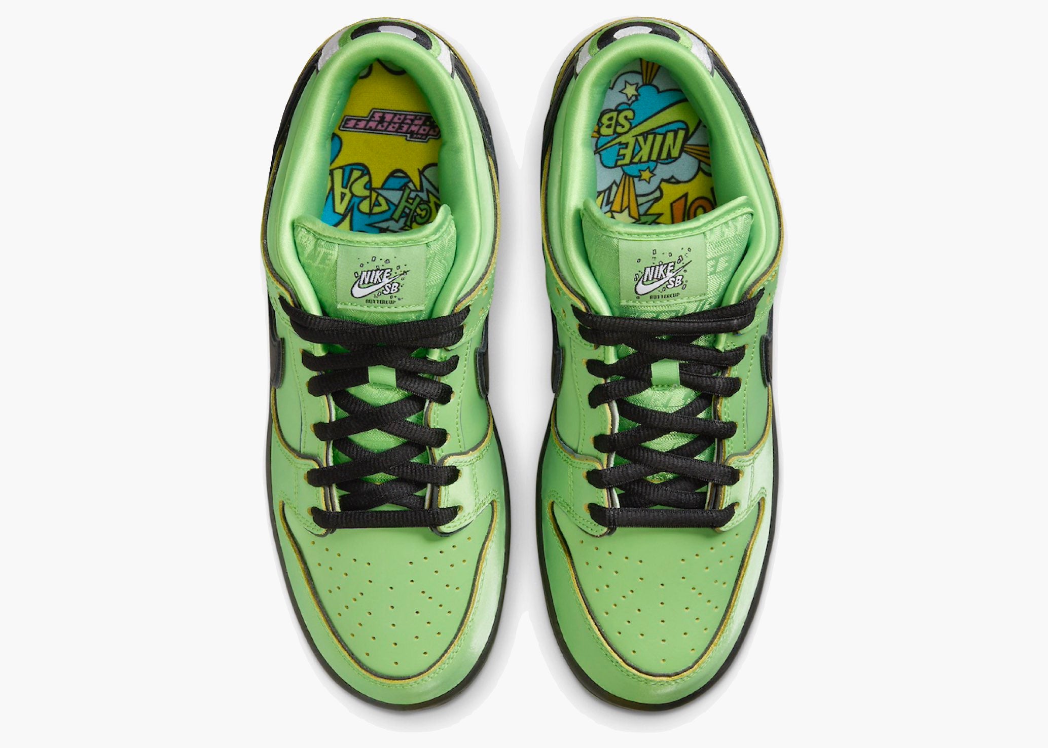 Nike SB Dunk Low The Powerpuff Girls Buttercup FZ8319-300 Hype Clothinga Limited Edition