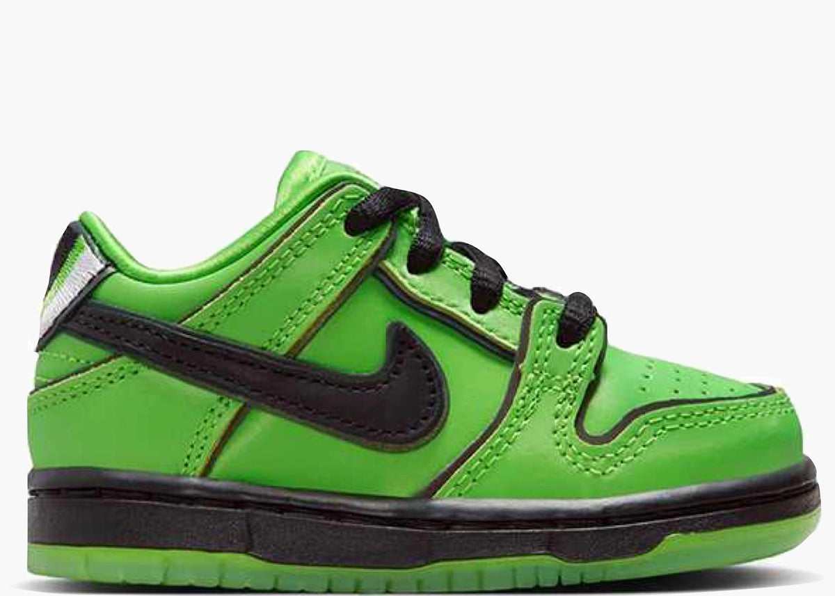 Nike SB Dunk Low The Powerpuff Girls Buttercup (TD) FZ8831-300 Hype Clothinga Limited Edition