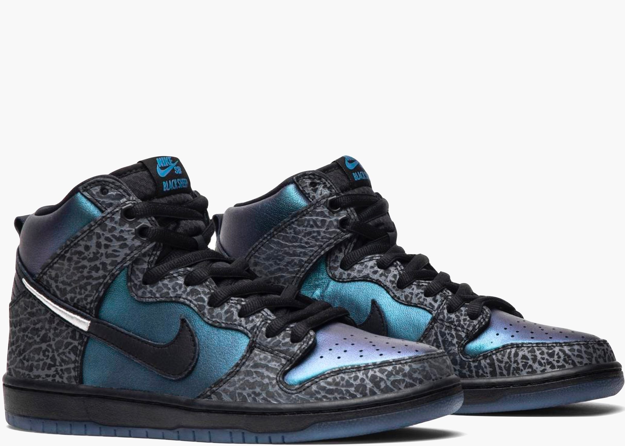 Nike Sb Dunk High Black Sheep Hornet BQ6827-001 Hype Clothinga